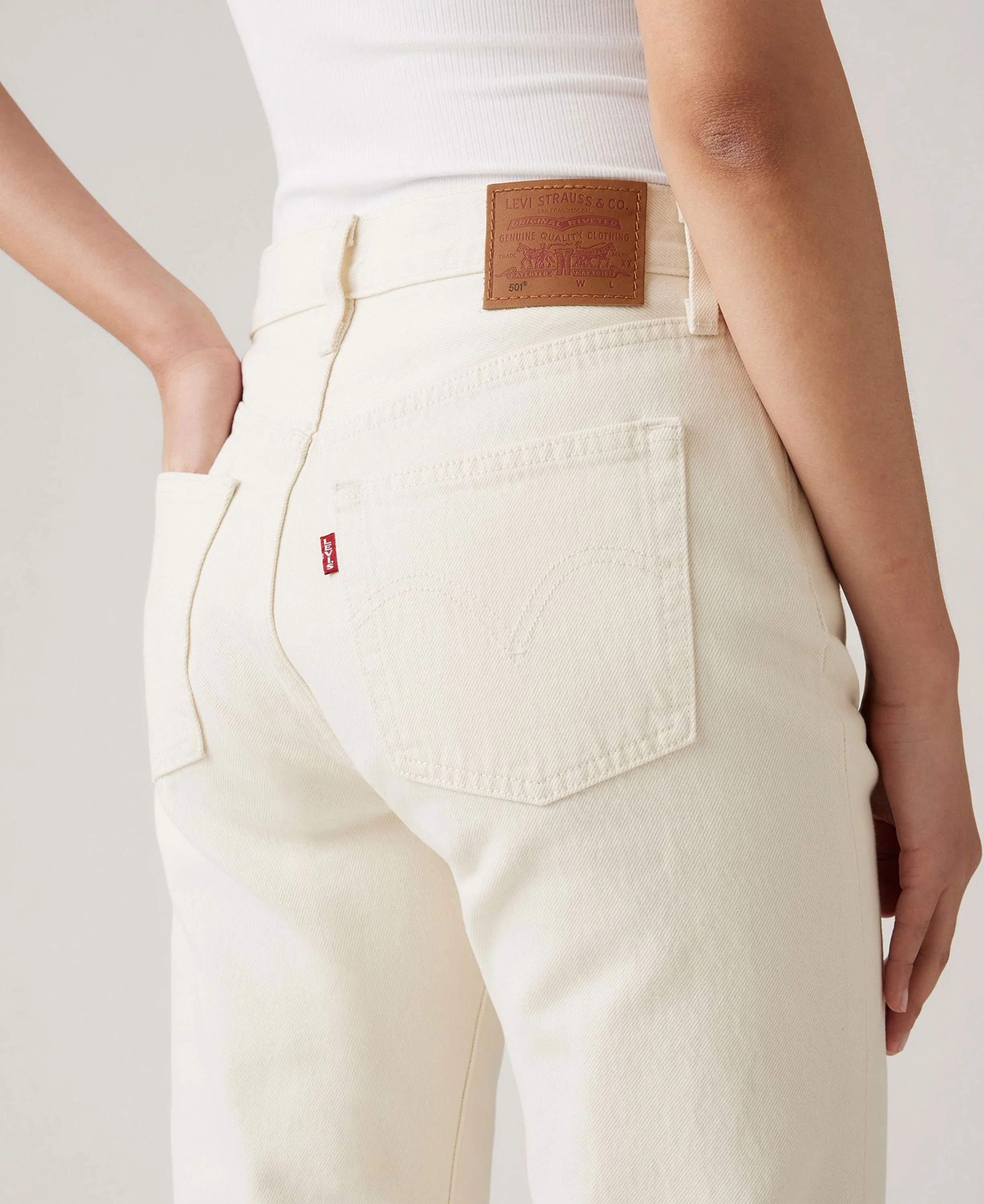 501® Crop - Ecru Booper No Damage Whites - Image 6
