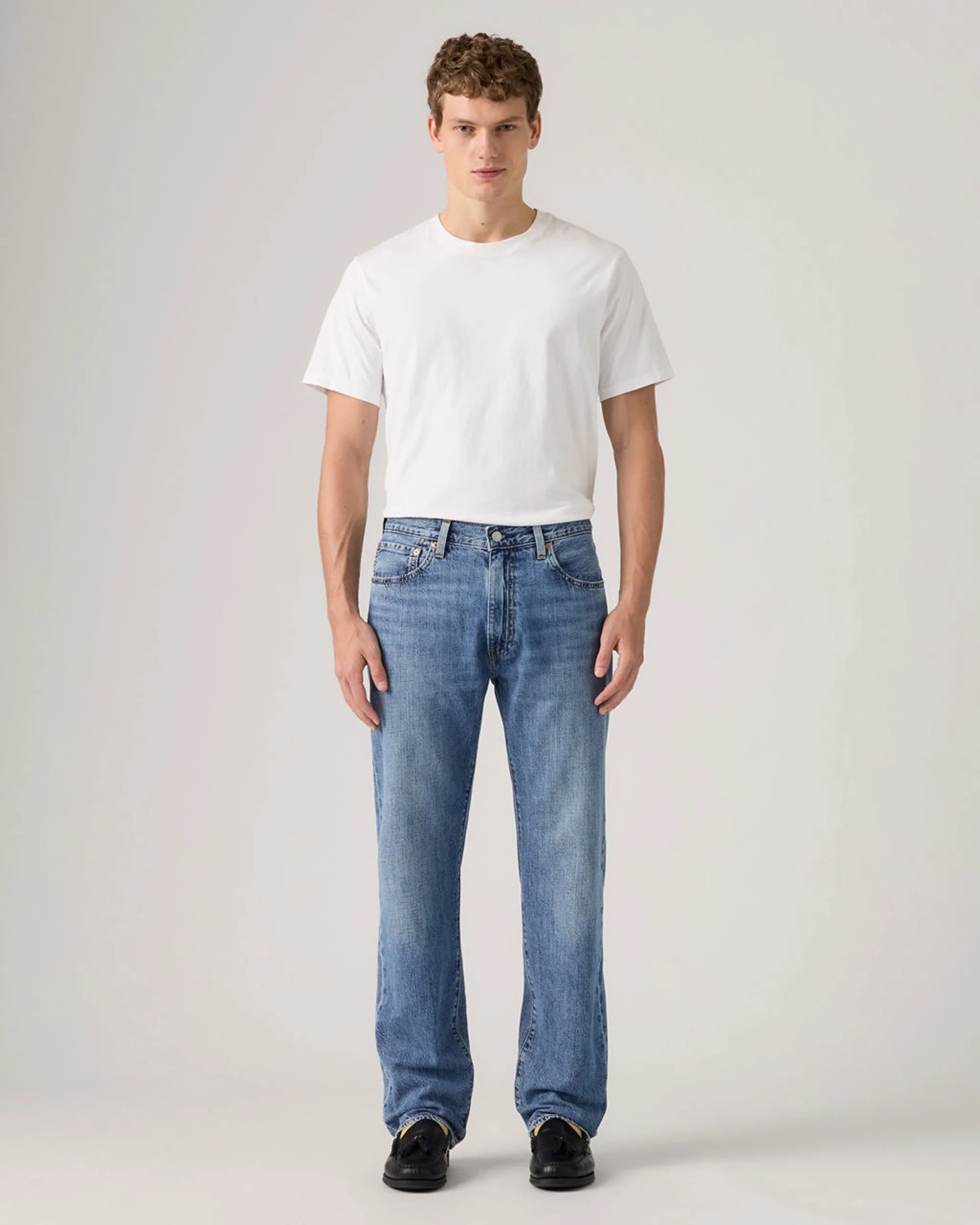 555 Relaxed Straight Jeans - Timeless Blues - Image 3