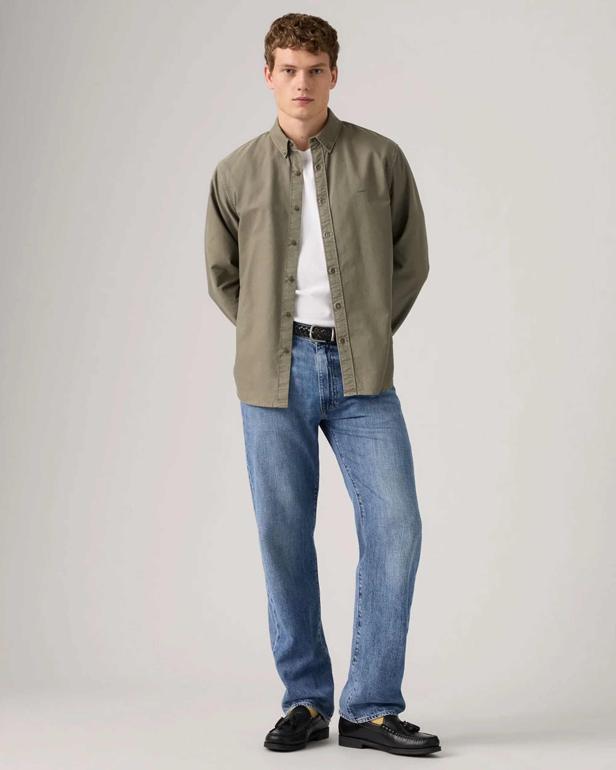 555 Relaxed Straight Jeans - Timeless Blues - Image 6