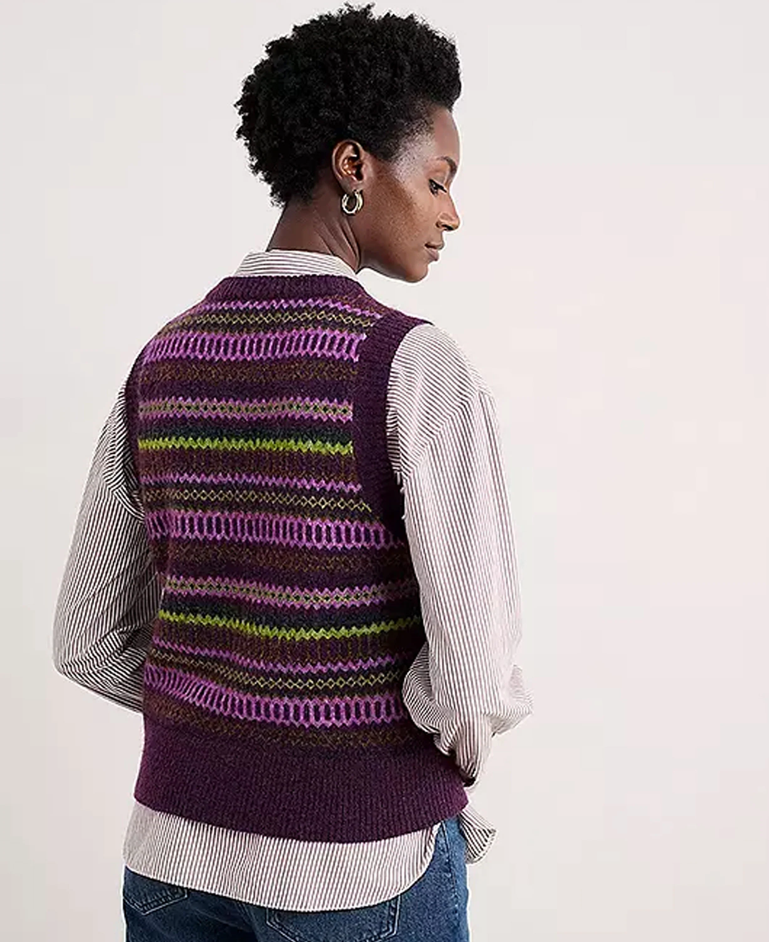 Annik Vest - Modernist Grape Oak Mix - Image 3