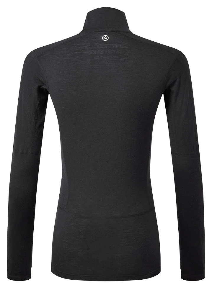 Boulder 125 1/4 Zip Top - Black - Image 3