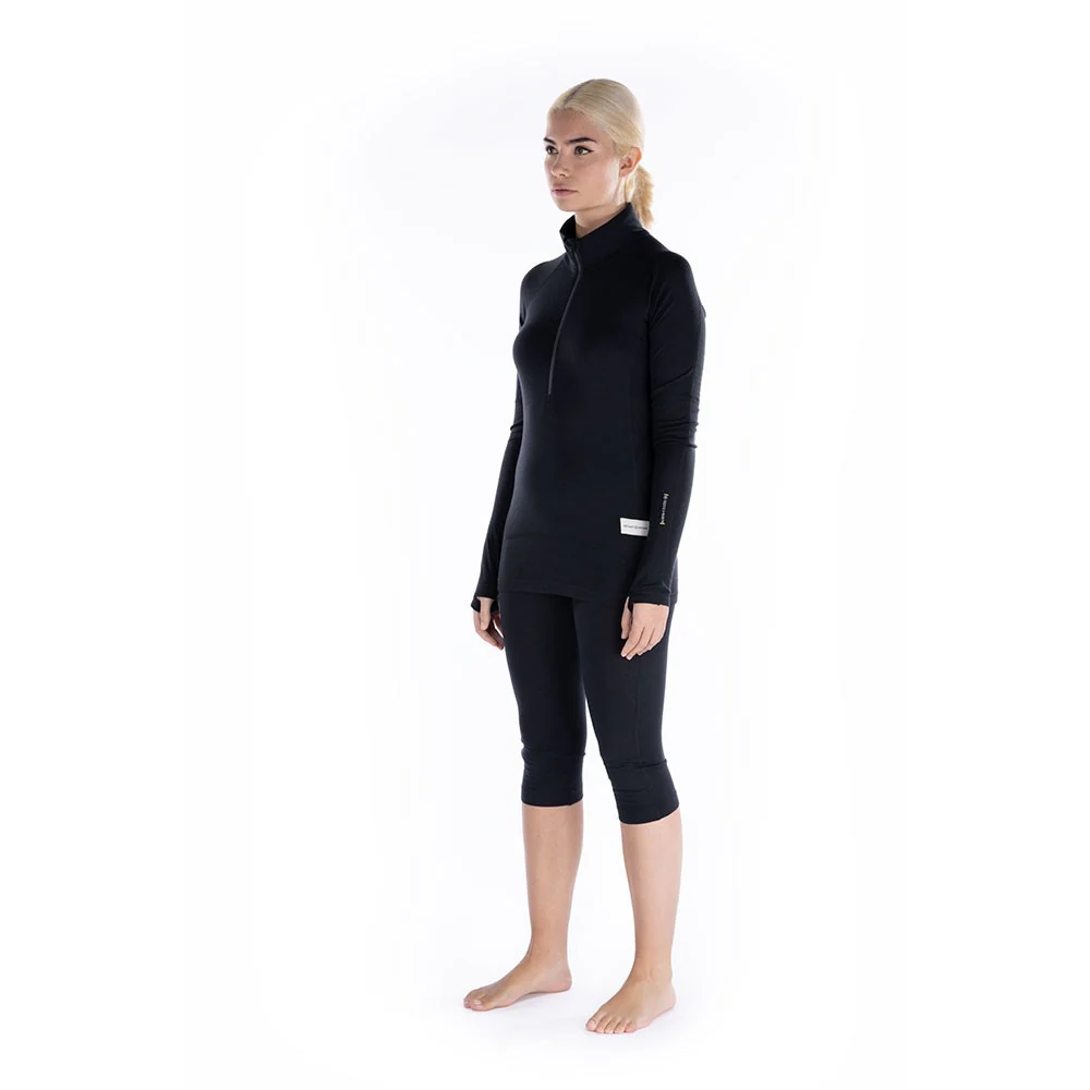 Boulder 125 1/4 Zip Top - Black - Image 6