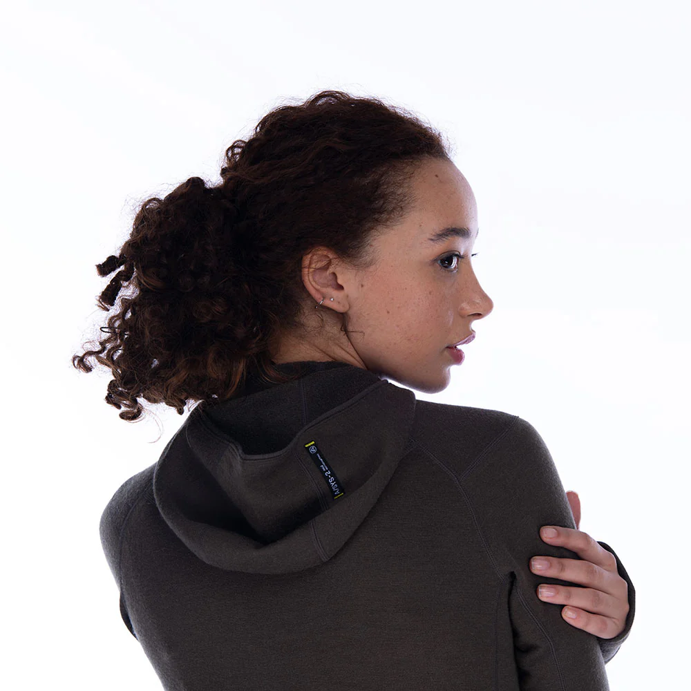 Eldorado Merino Hoodie Jacket - Deep Olive - Image 10