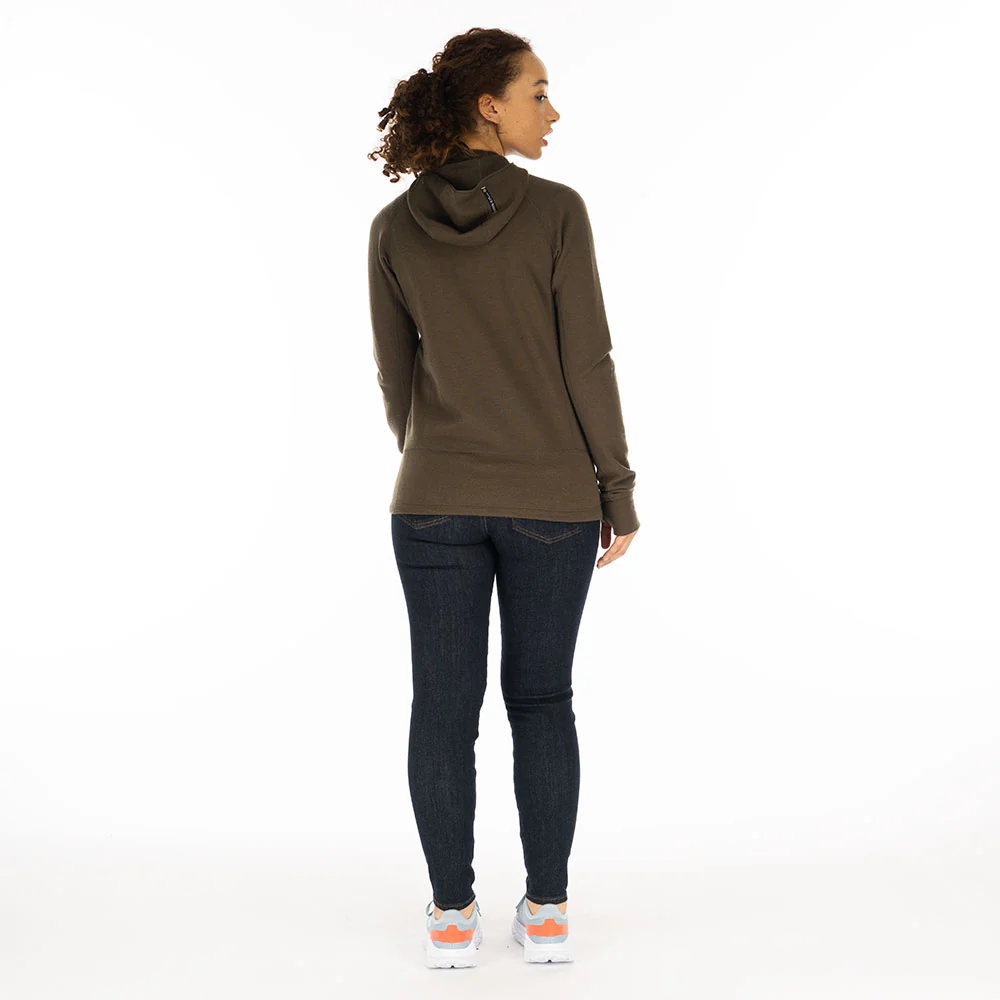 Eldorado Merino Hoodie Jacket - Deep Olive - Image 7