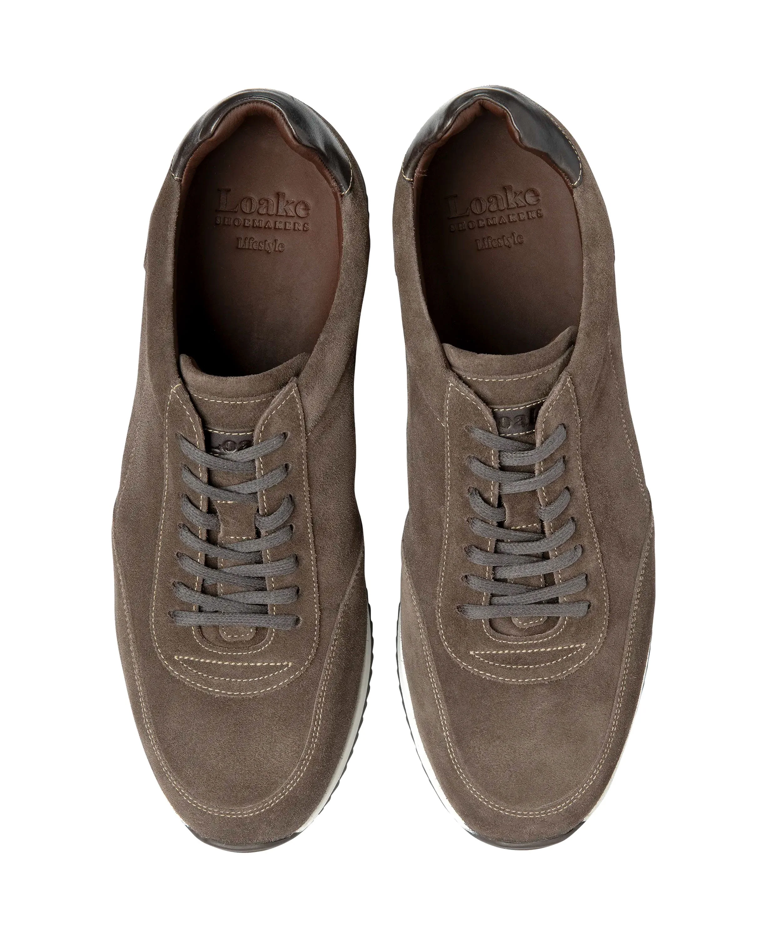 Bannister Trainers - Anthracite Suede - Image 3