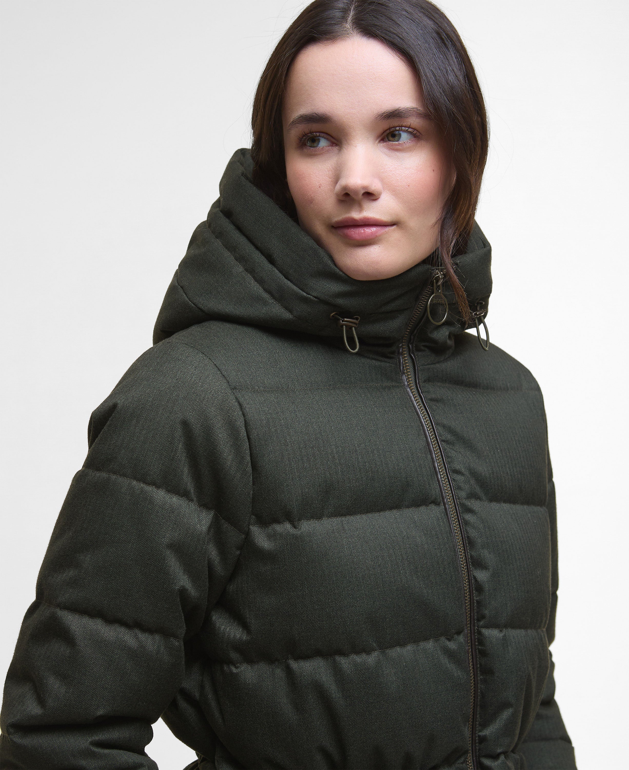Begonia Puffer Jacket - Olive/Classic - Image 5