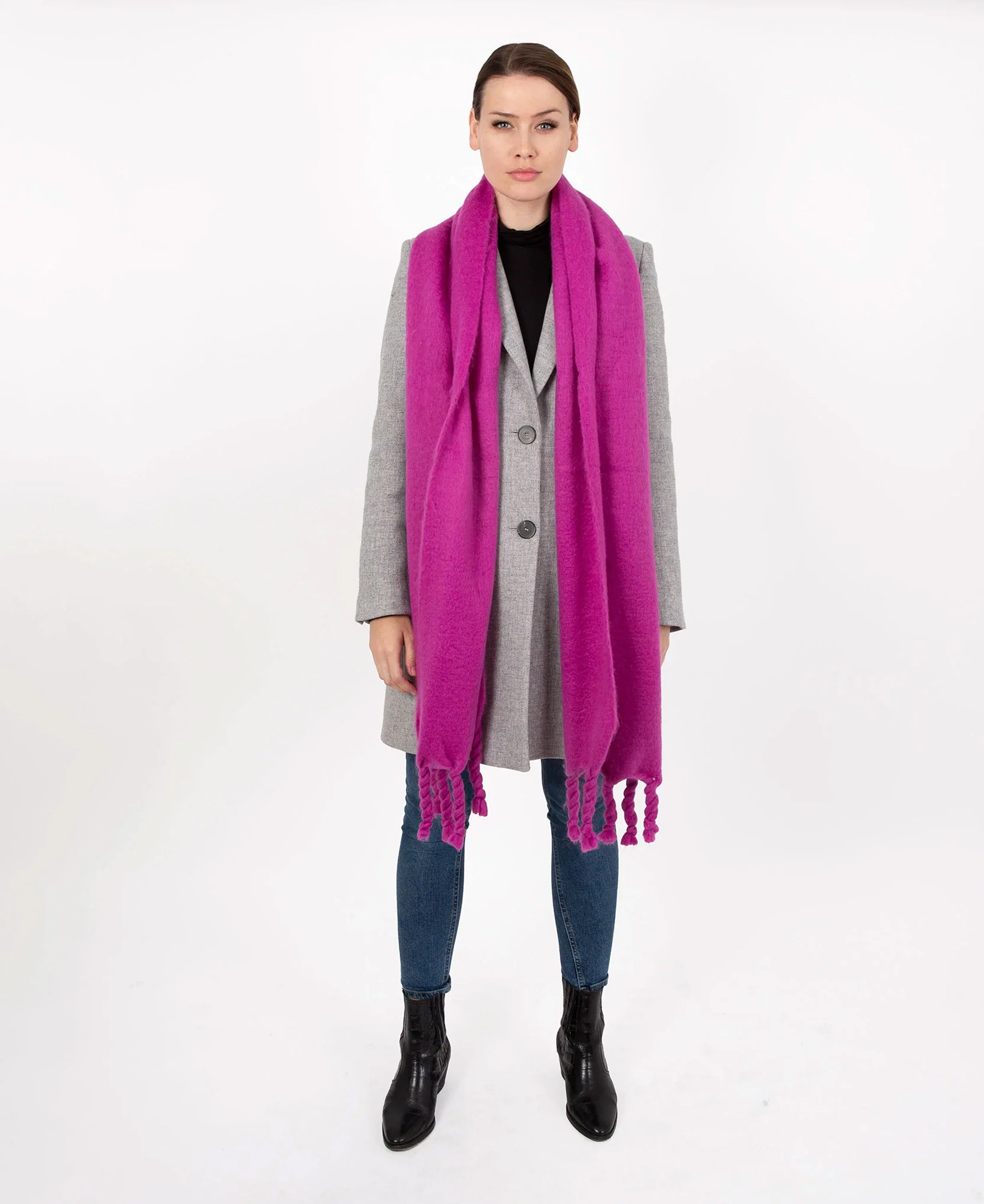 Blanket Scarf - Orchid - Image 2