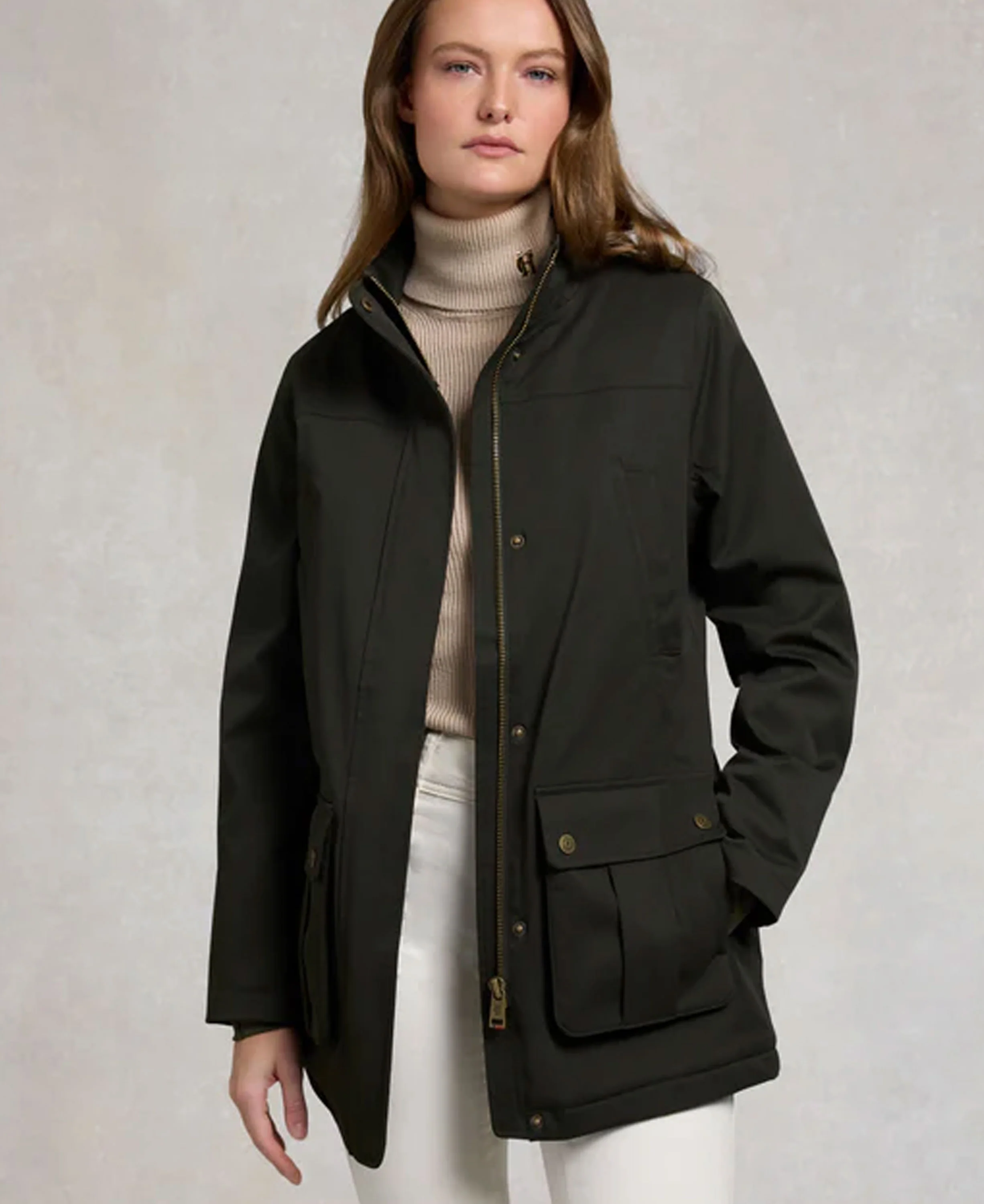 Bramwell Country Coat - Khaki - Image 2