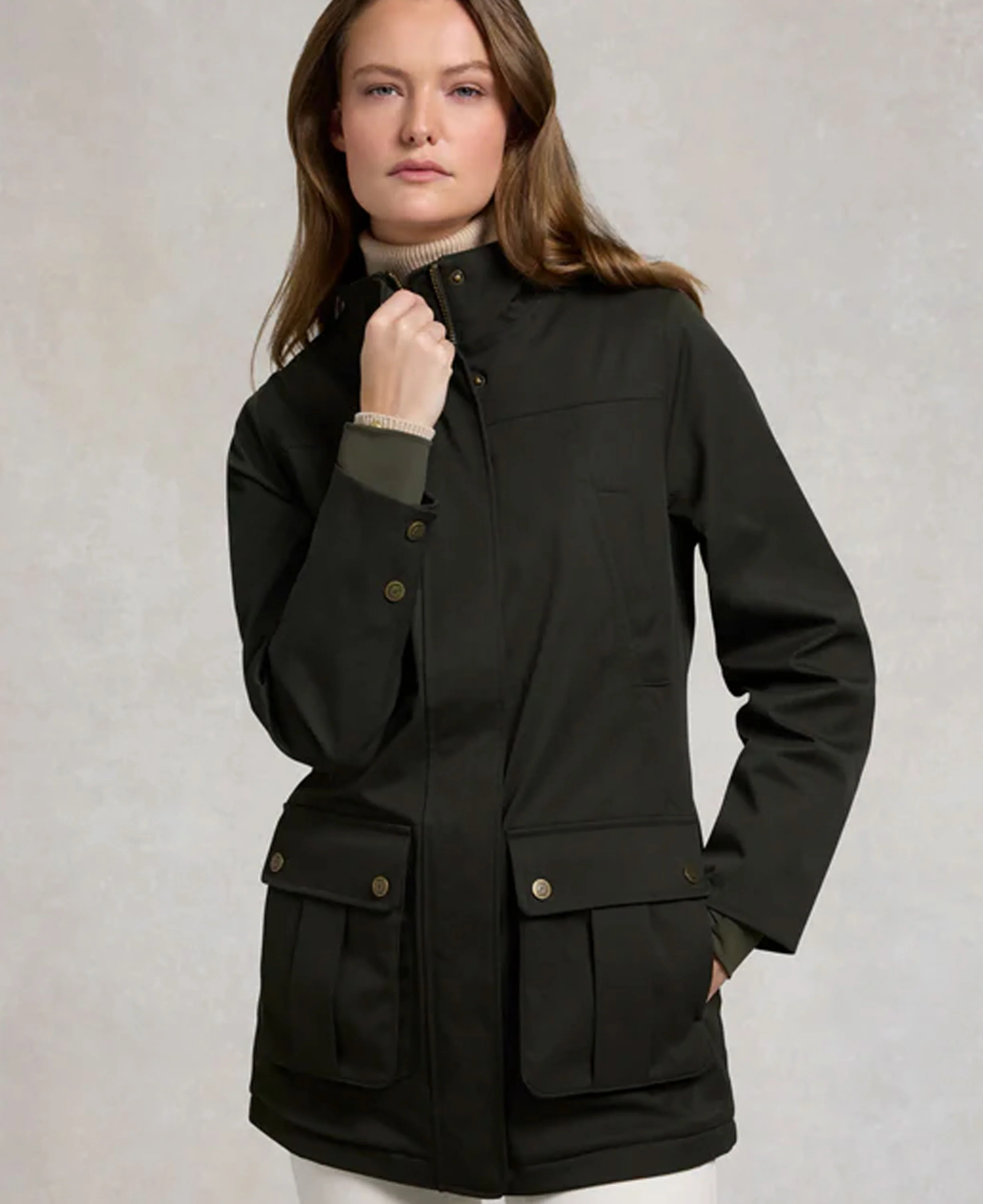 Bramwell Country Coat - Khaki - Image 3