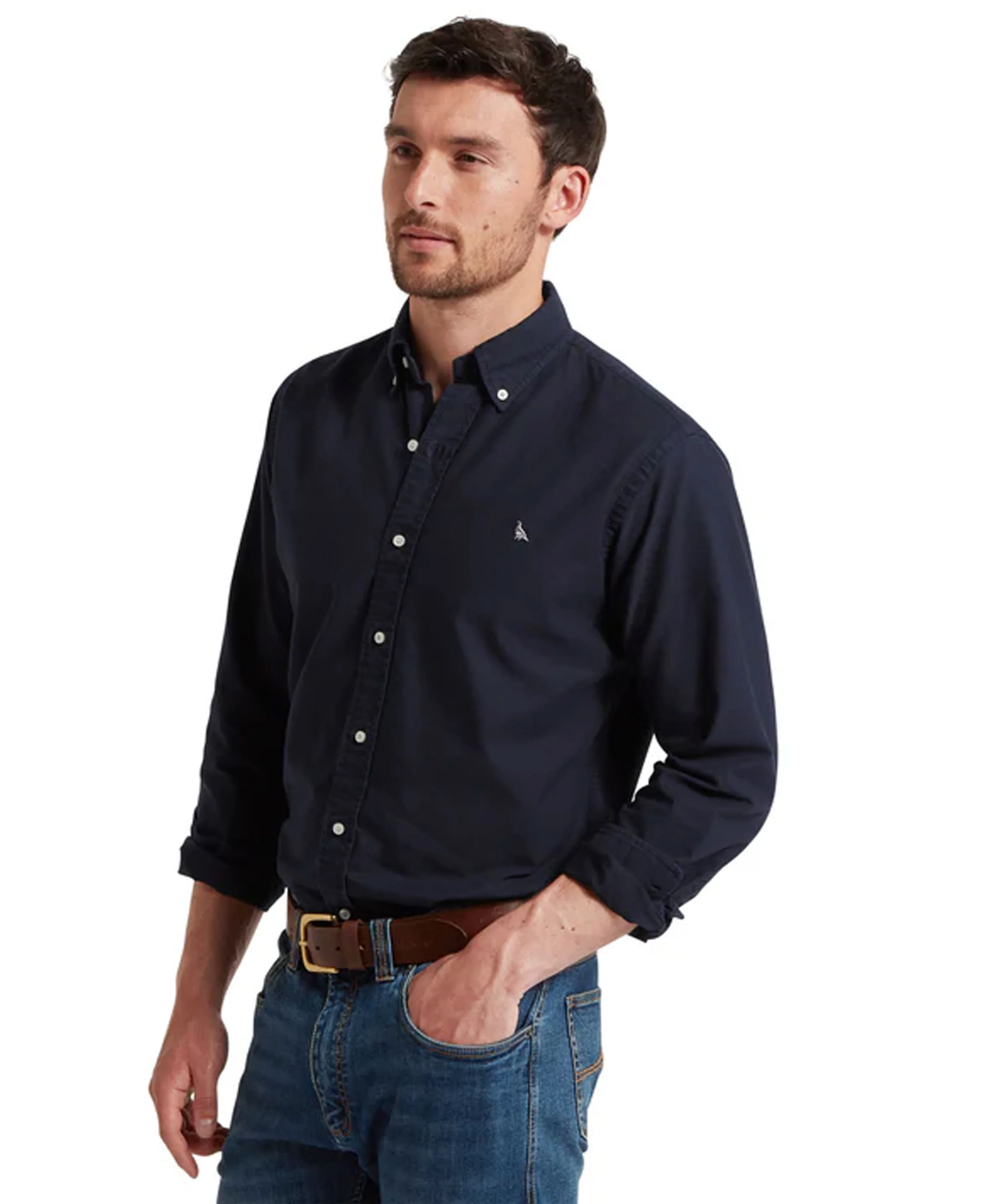 Cavendish Oxford Shirt - Navy - Image 2
