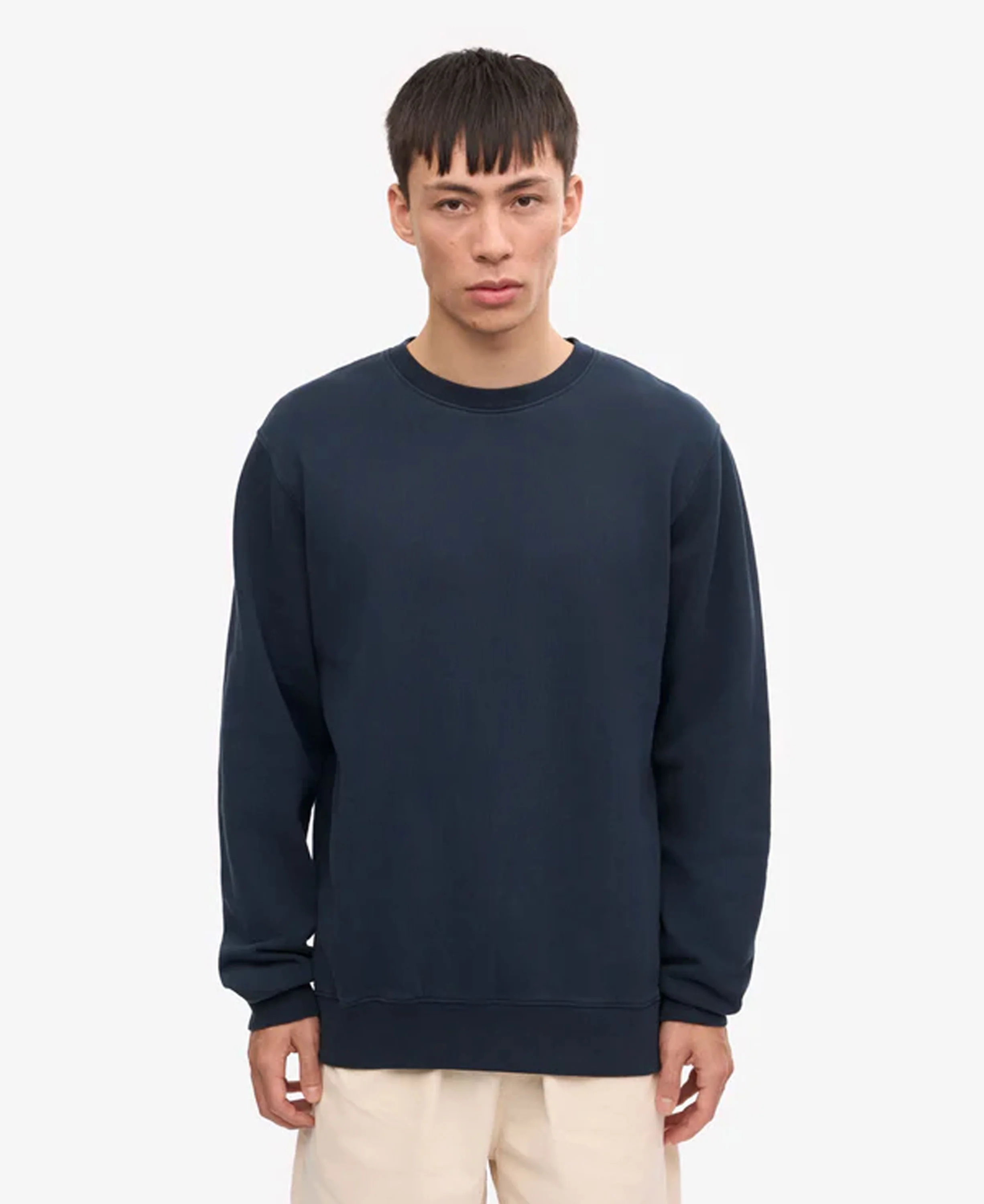 Classic Organic Crew - Navy Blue - Image 2