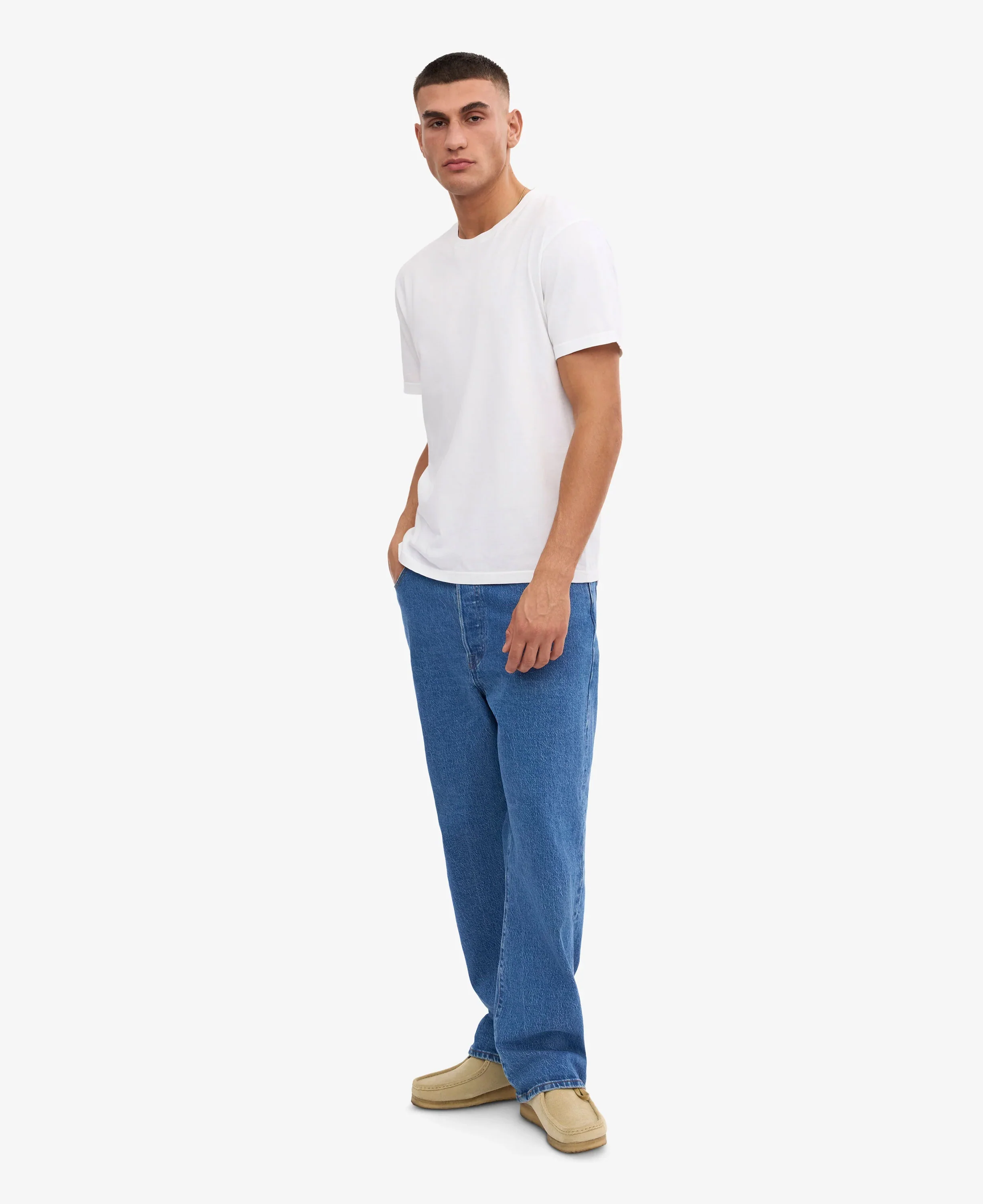 Classic Organic Tee - Optical White - Image 5