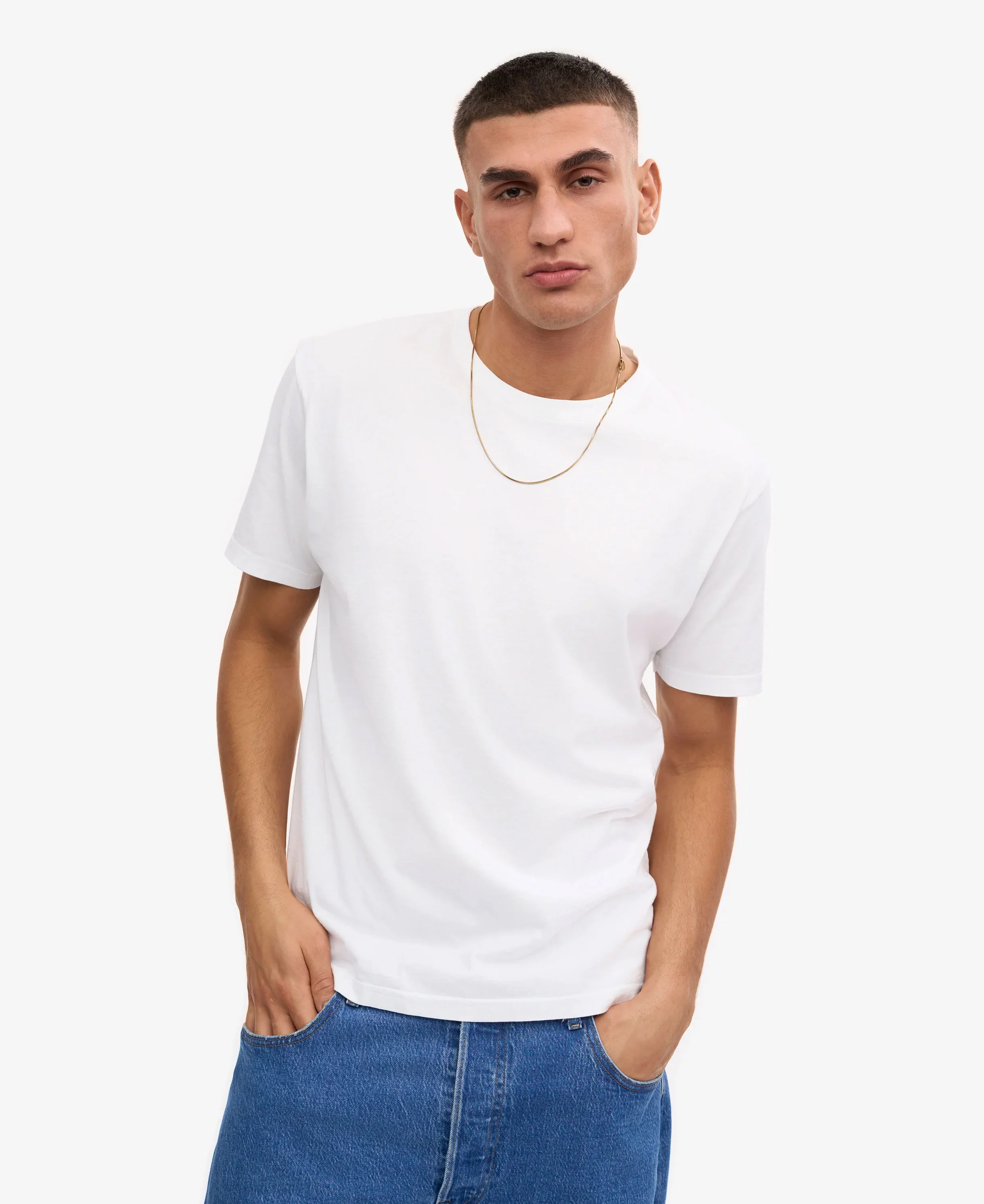 Classic Organic Tee - Optical White - Image 6