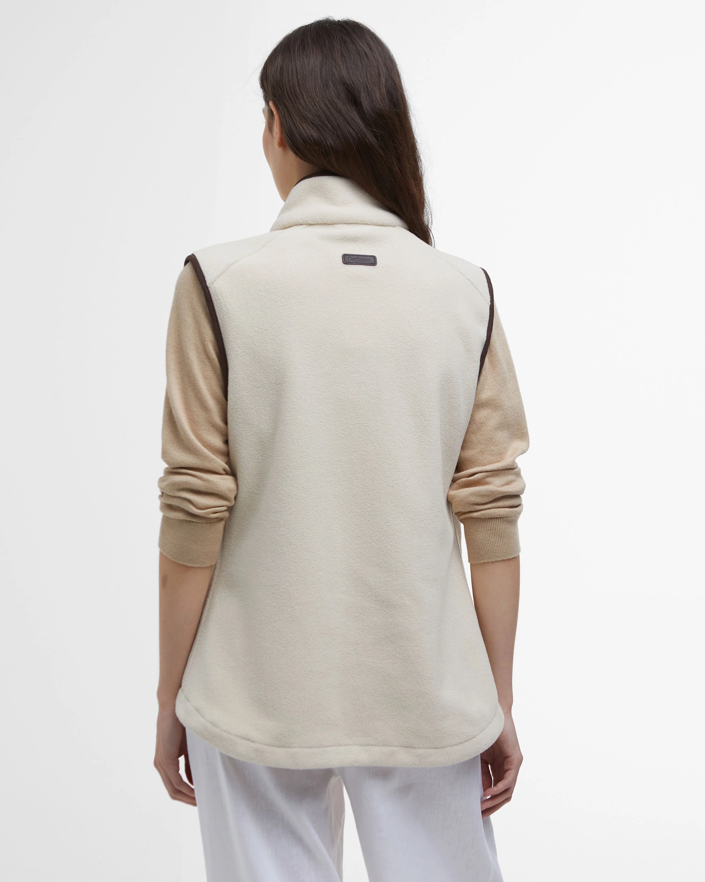Country Colton Fleece Gilet - Pearl - Image 4
