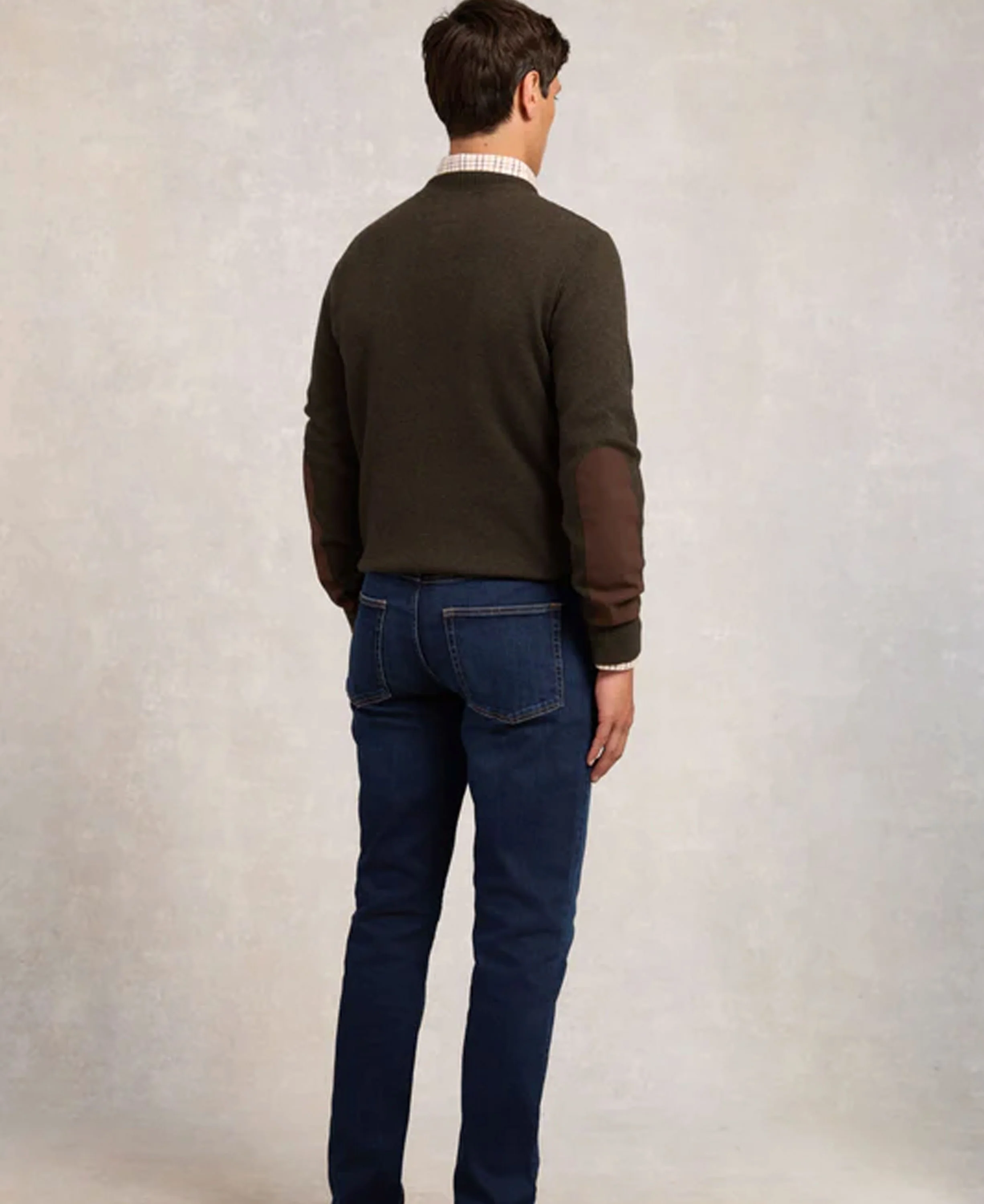 Country Crew Neck Knit - Moss - Image 4