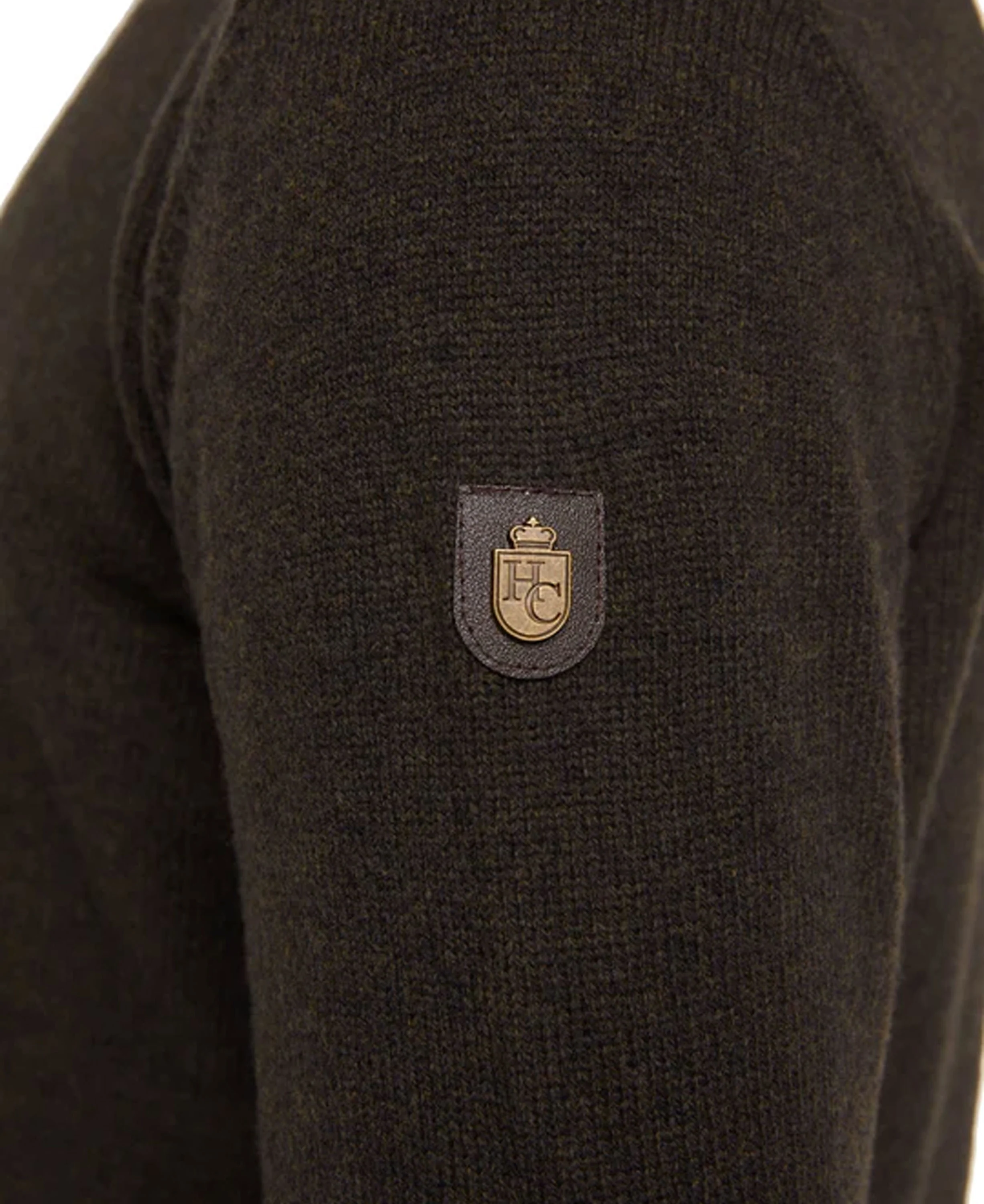 Country Crew Neck Knit - Moss - Image 5