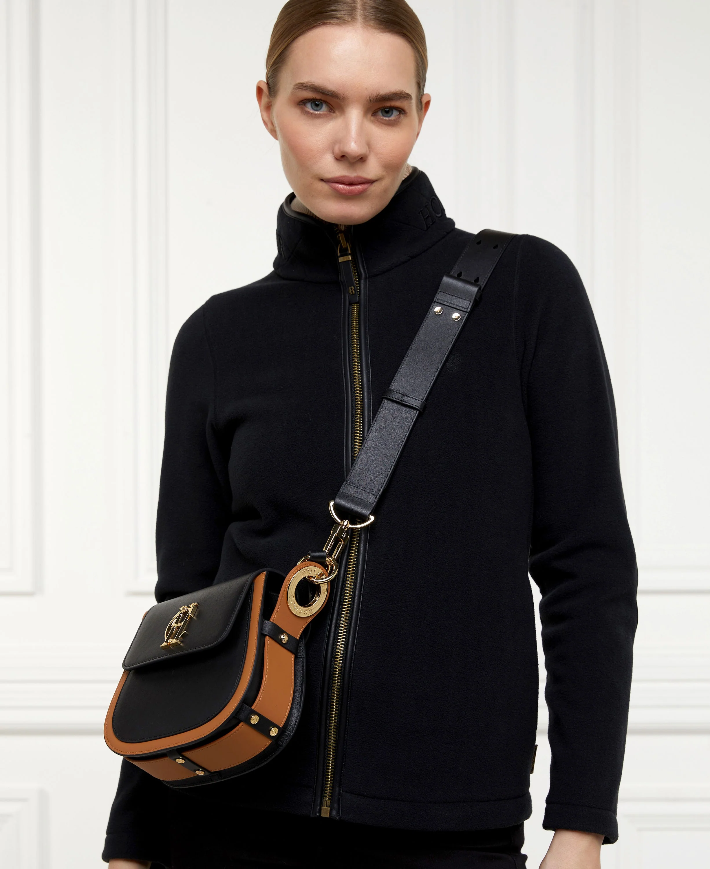 Country Fleece Jacket - Black - Image 5
