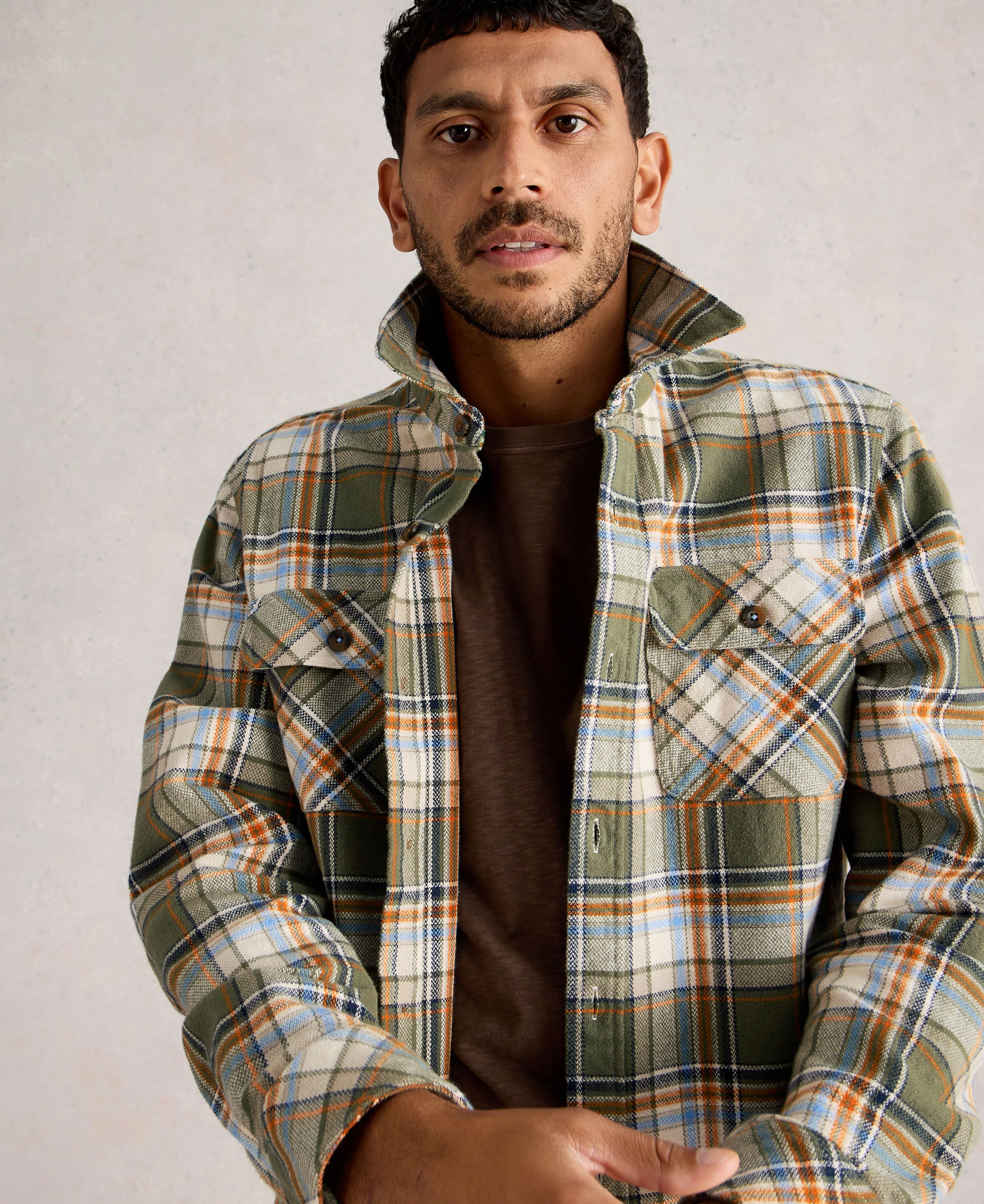 Darwen Check Shirt - Green Multi - Image 4