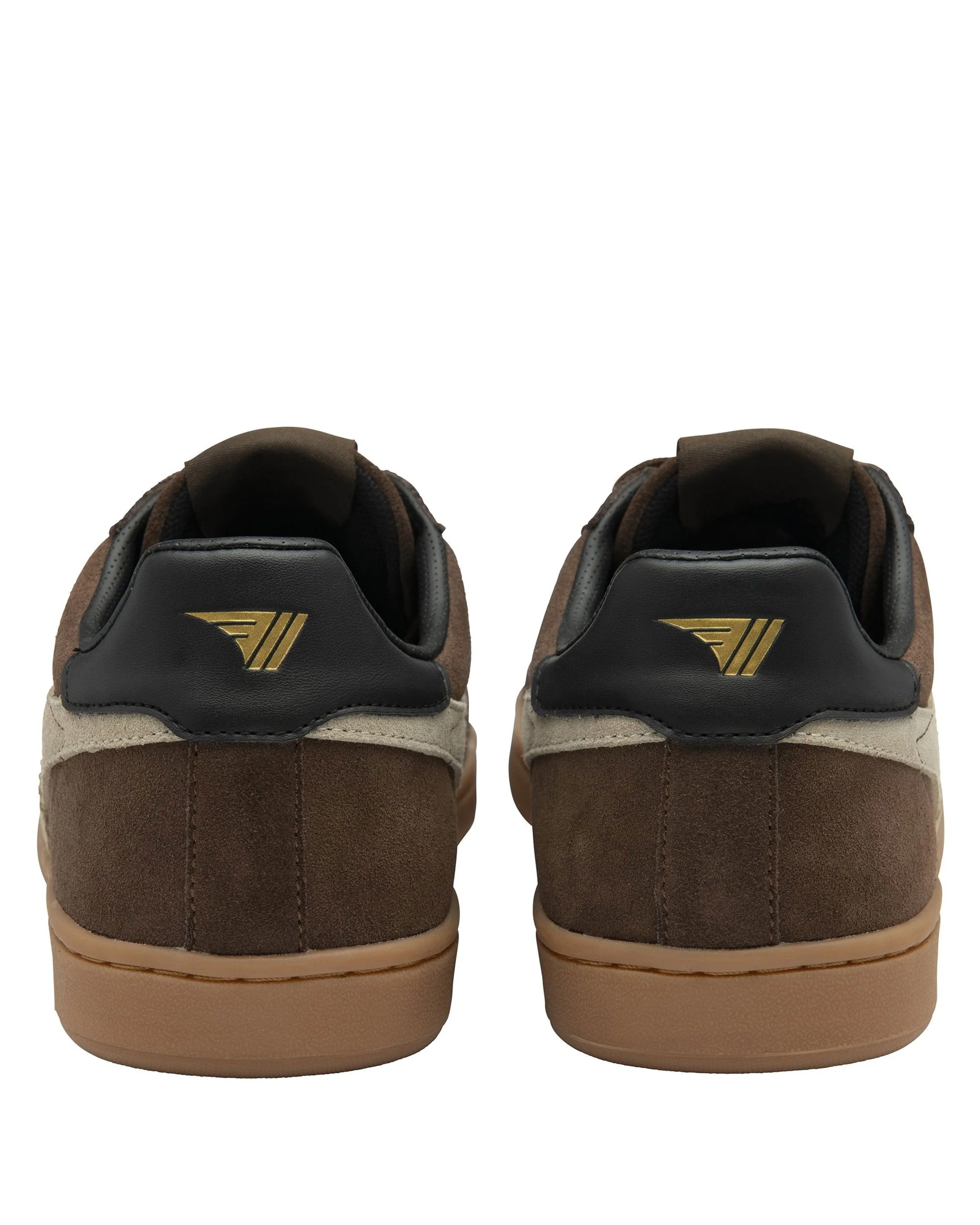 Equipe II Suede Trainer - Otter/Bone/Black - Image 3