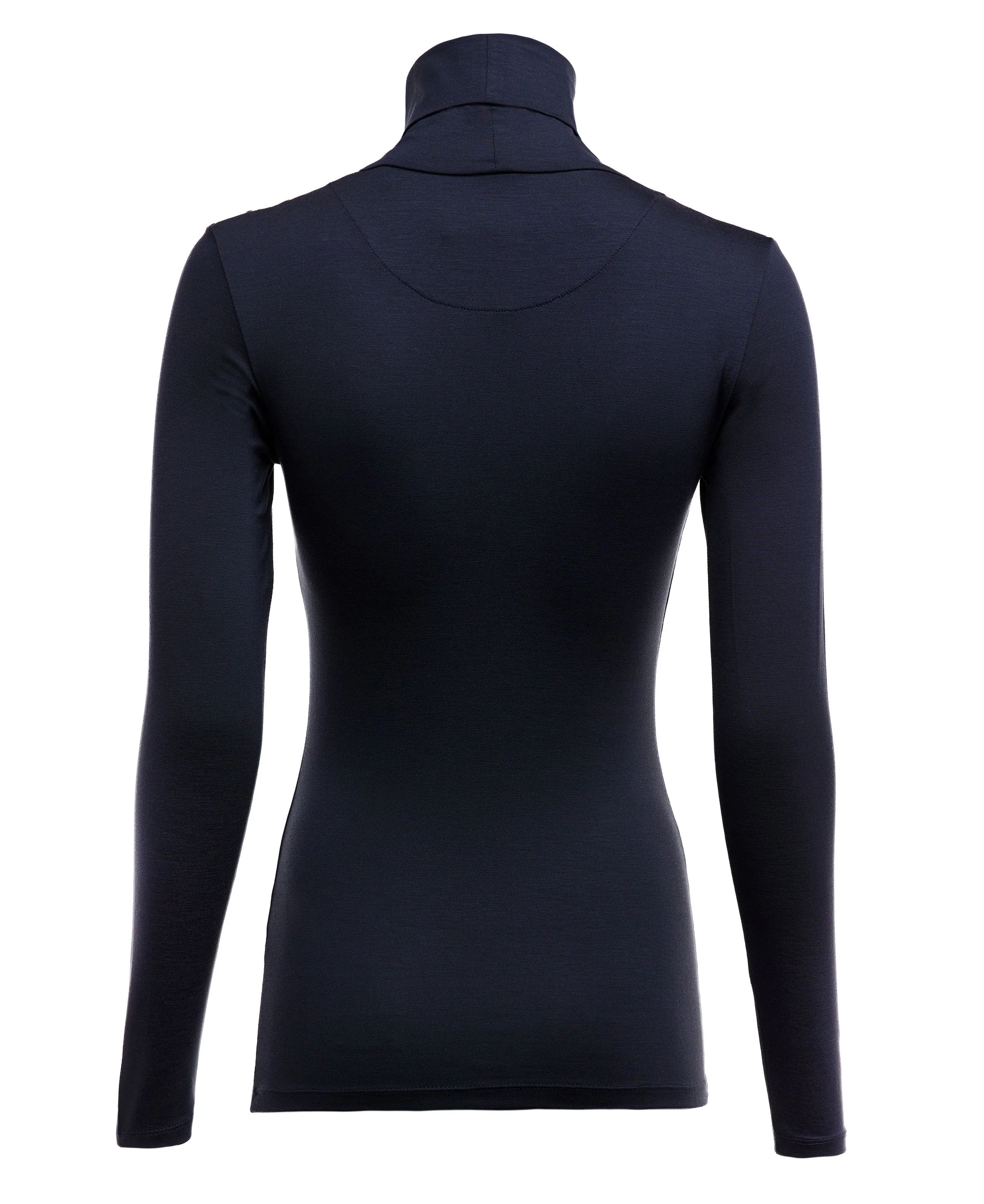 Essential Roll Neck Top - Ink Navy - Image 6