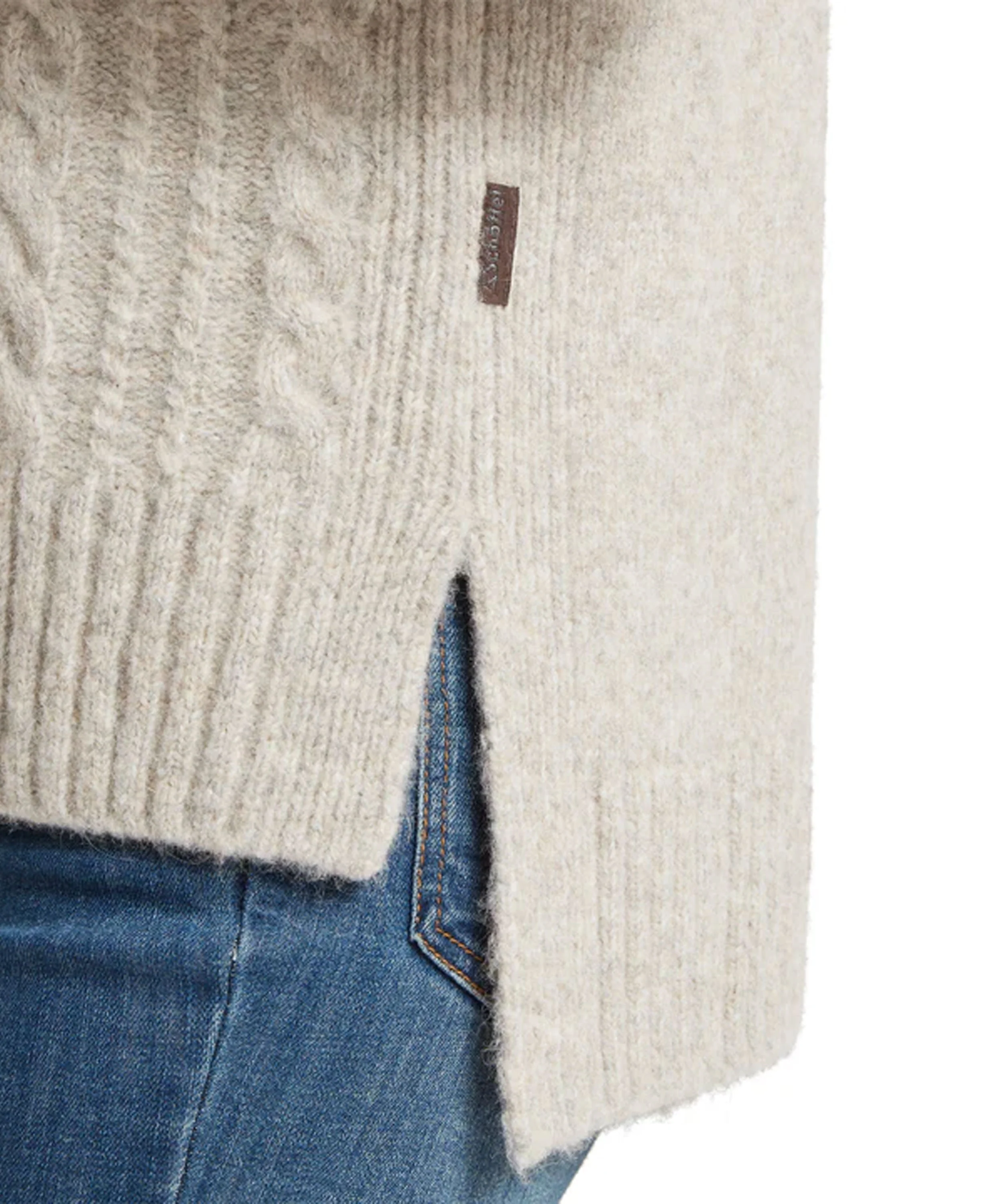 Evie Sleeveless Jumper - Cobblestone - Image 6