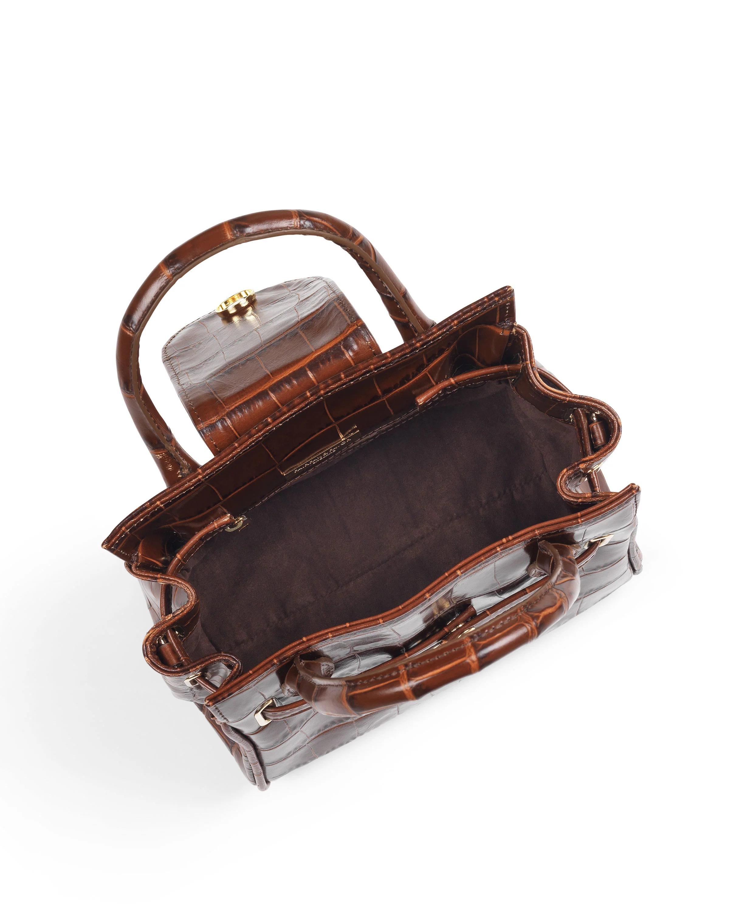 Mini Windsor Handbag - Conker - Image 5