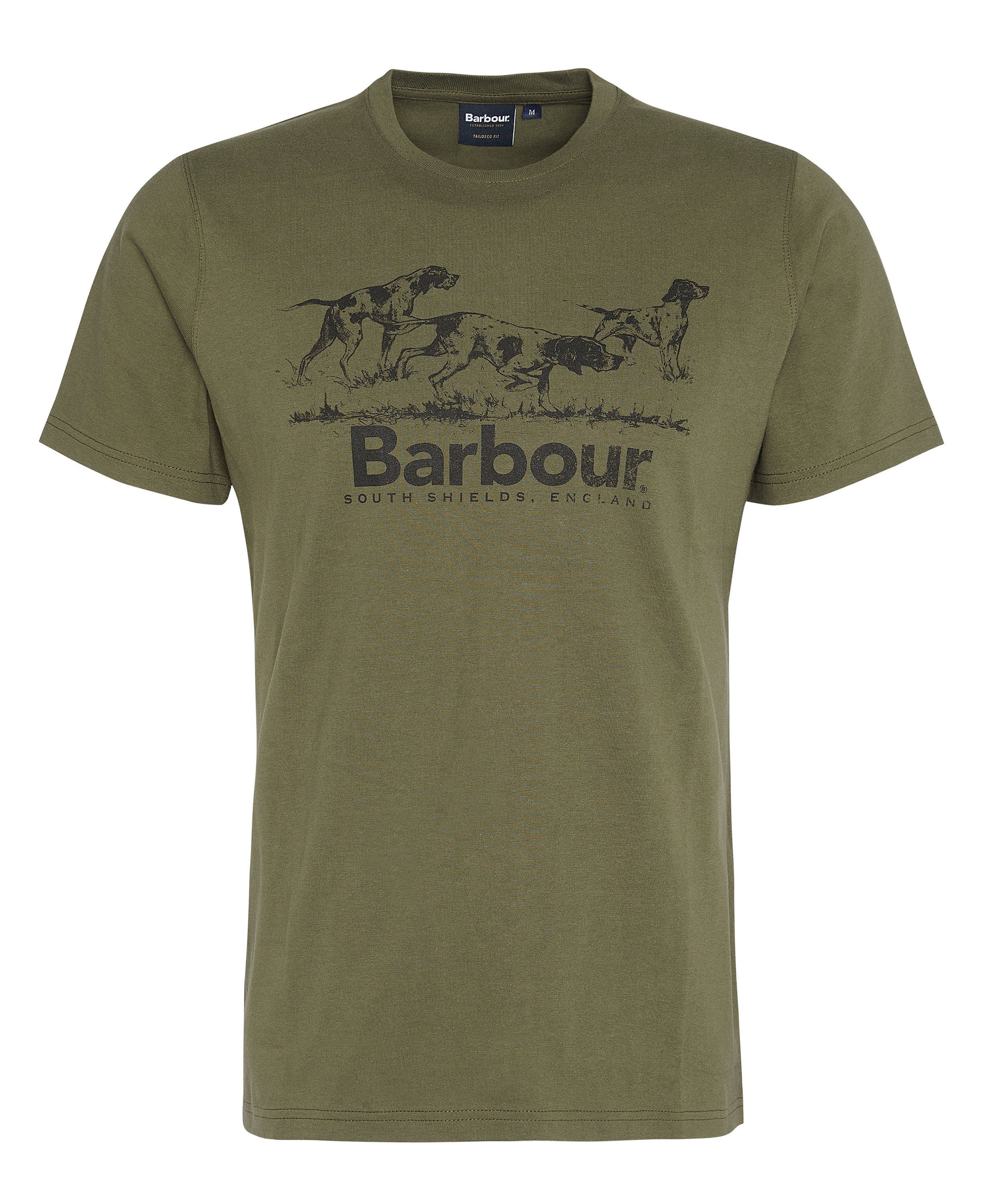 Field Dog Graphic T-Shirt - Mid Olive