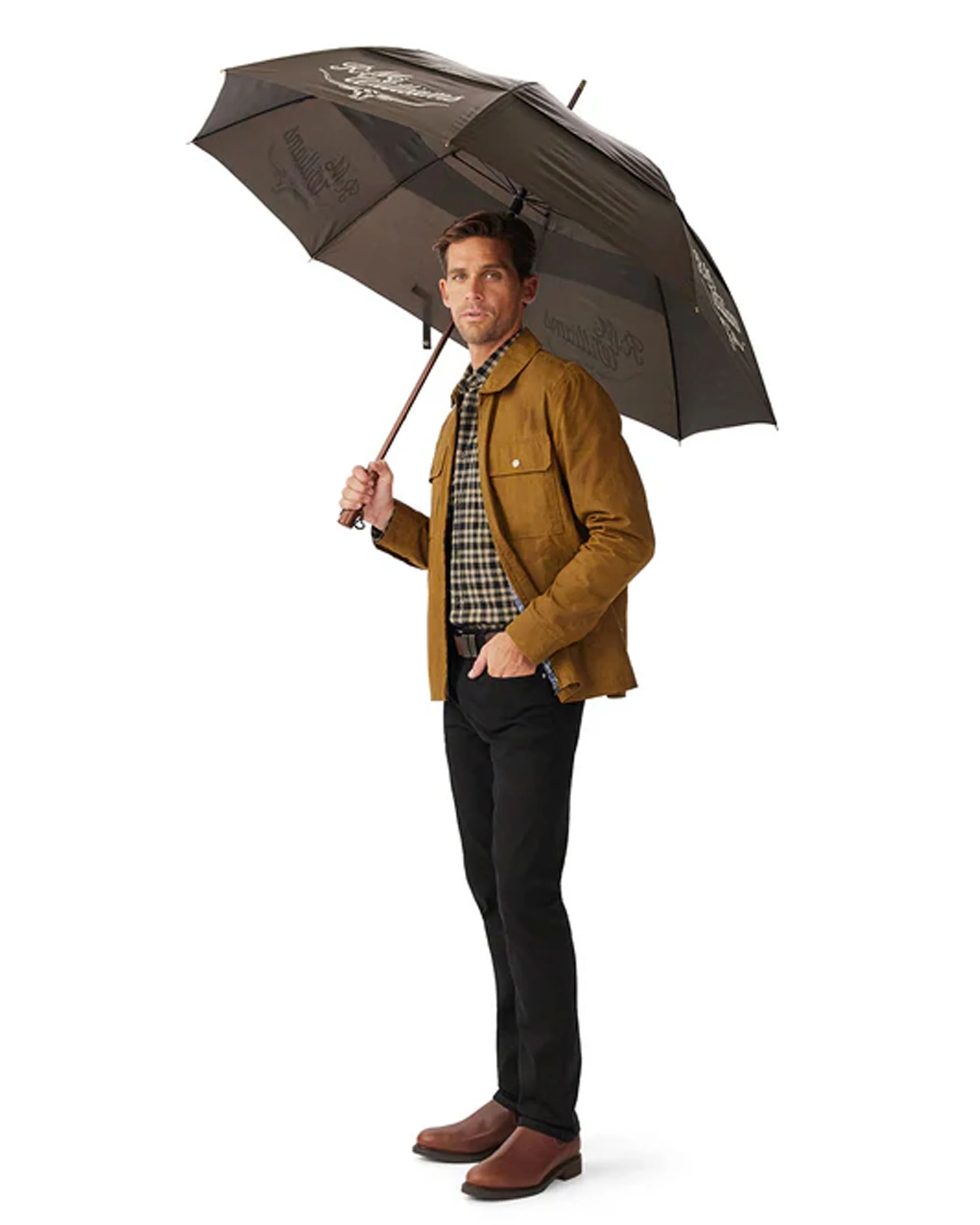 Golf Umbrella - Chestnut - Image 3