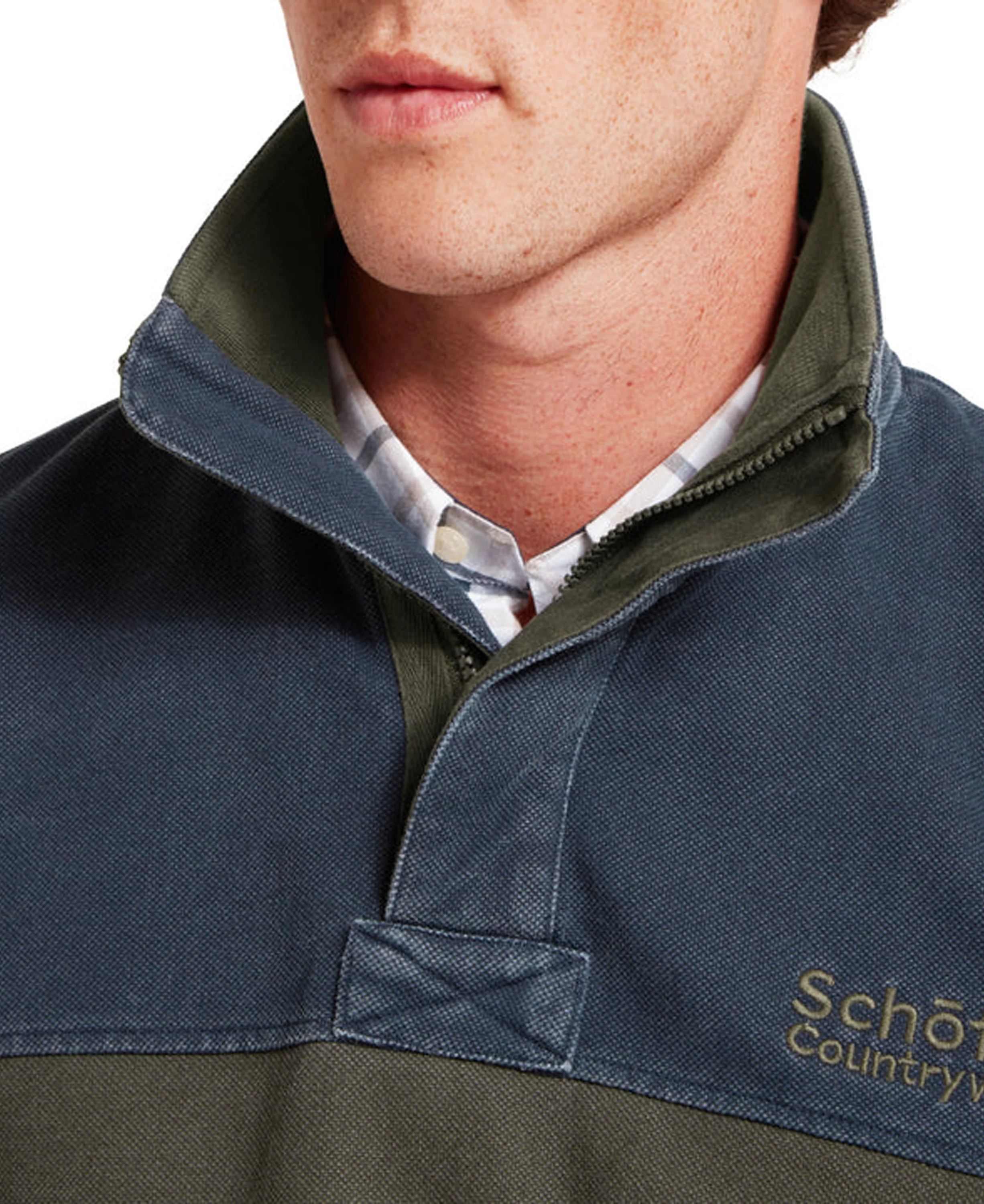 Helford Heritage Sweatshirt - Peat Green - Image 6