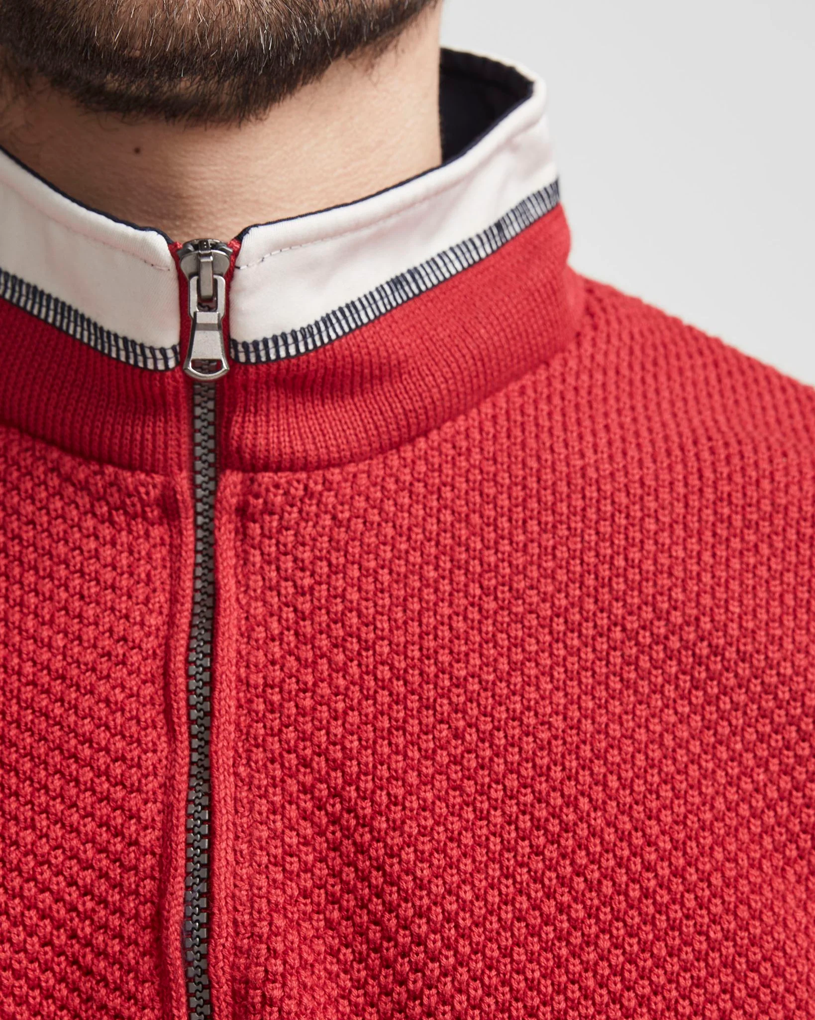 Classic Windproof Sweater - Red - Image 3