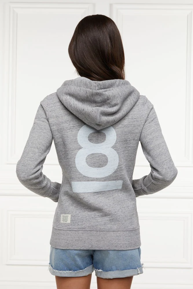 Racquets Hoodie - Grey Marl - Image 5
