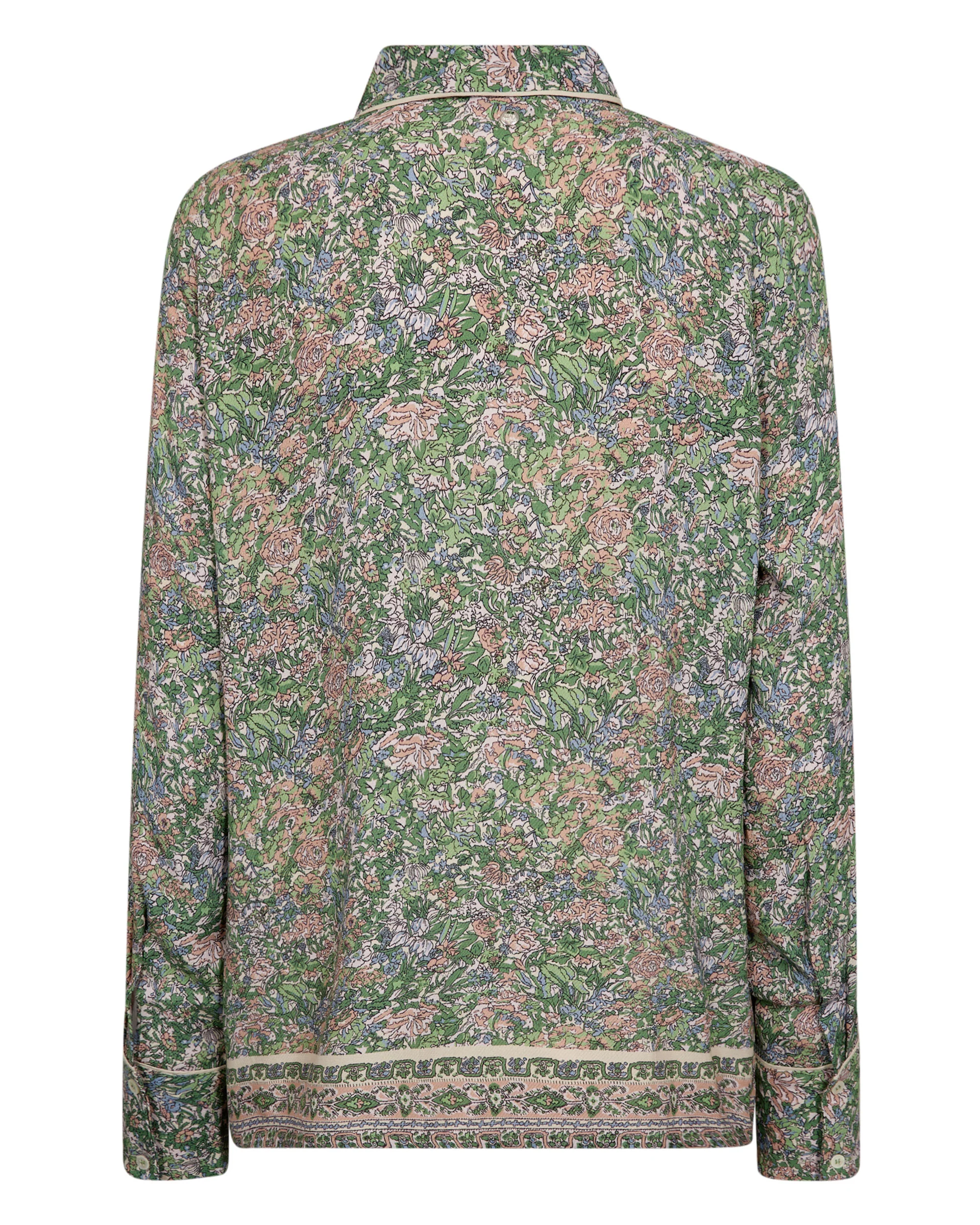 Kana Flowish Orchid Shirt - Turf Green - Image 4