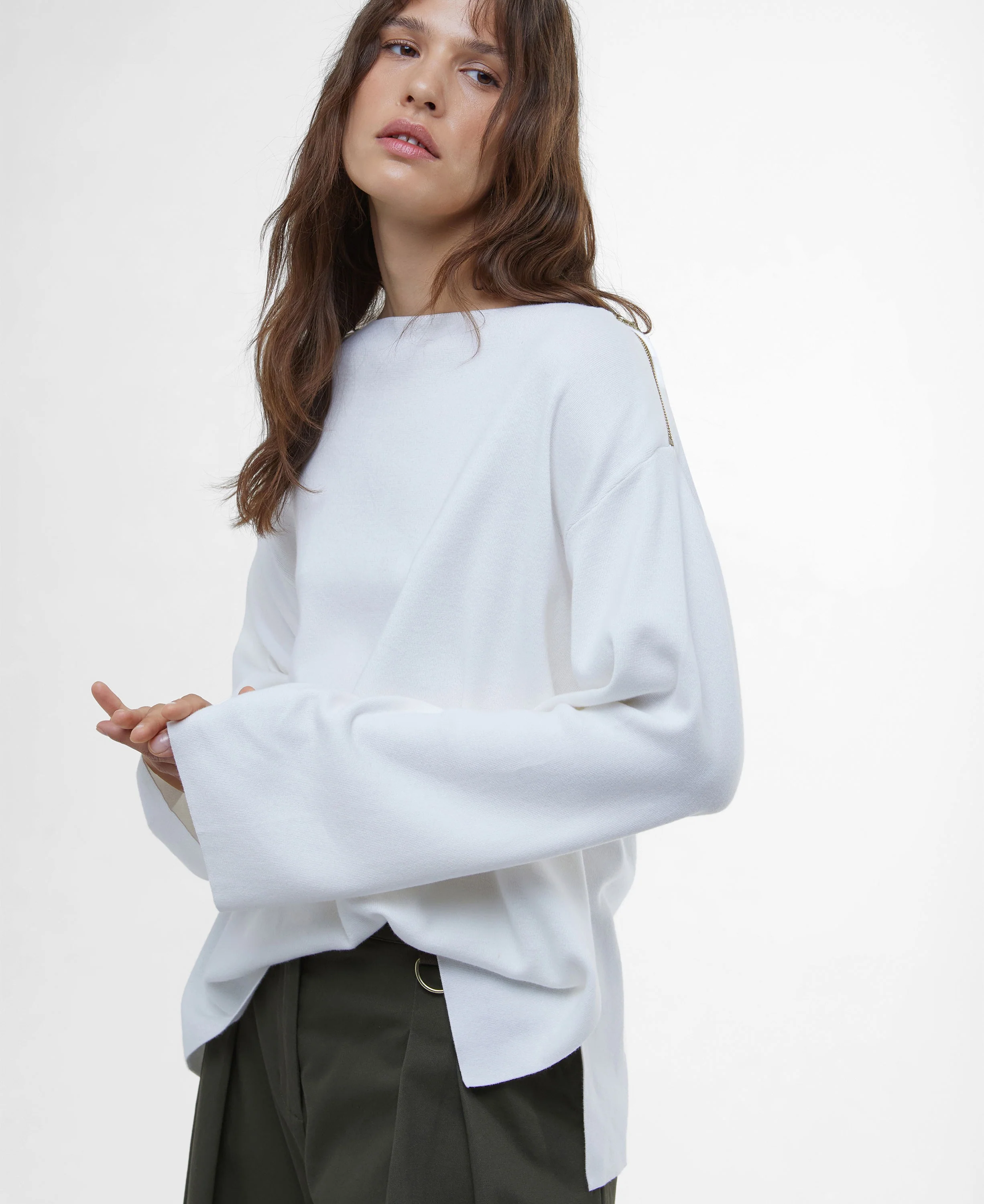 Kyra Knitted Jumper - Neutral - Image 9