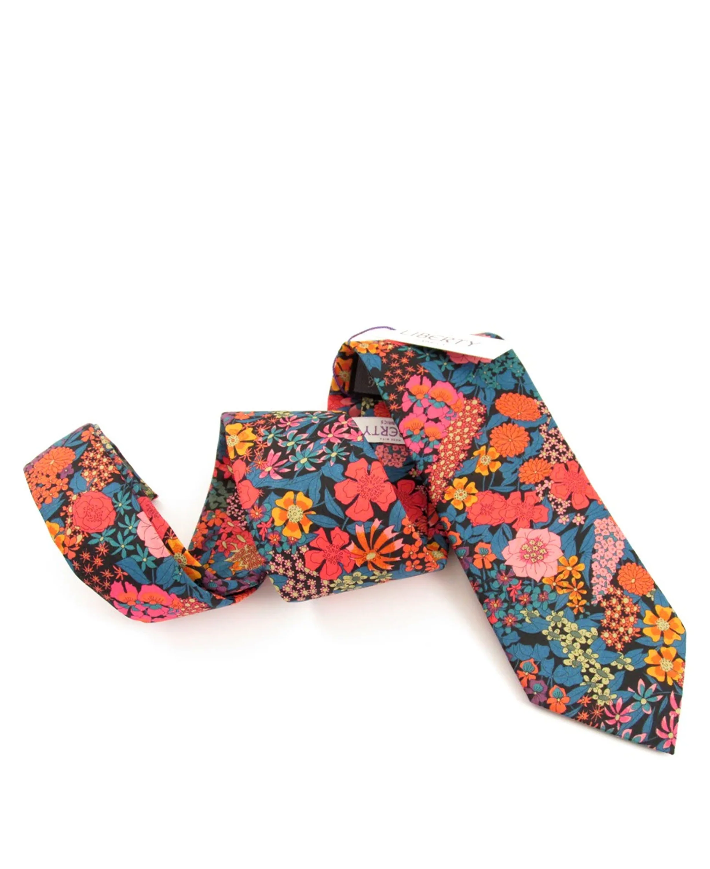 Liberty Cotton Tie - Ciara Orange - Image 2