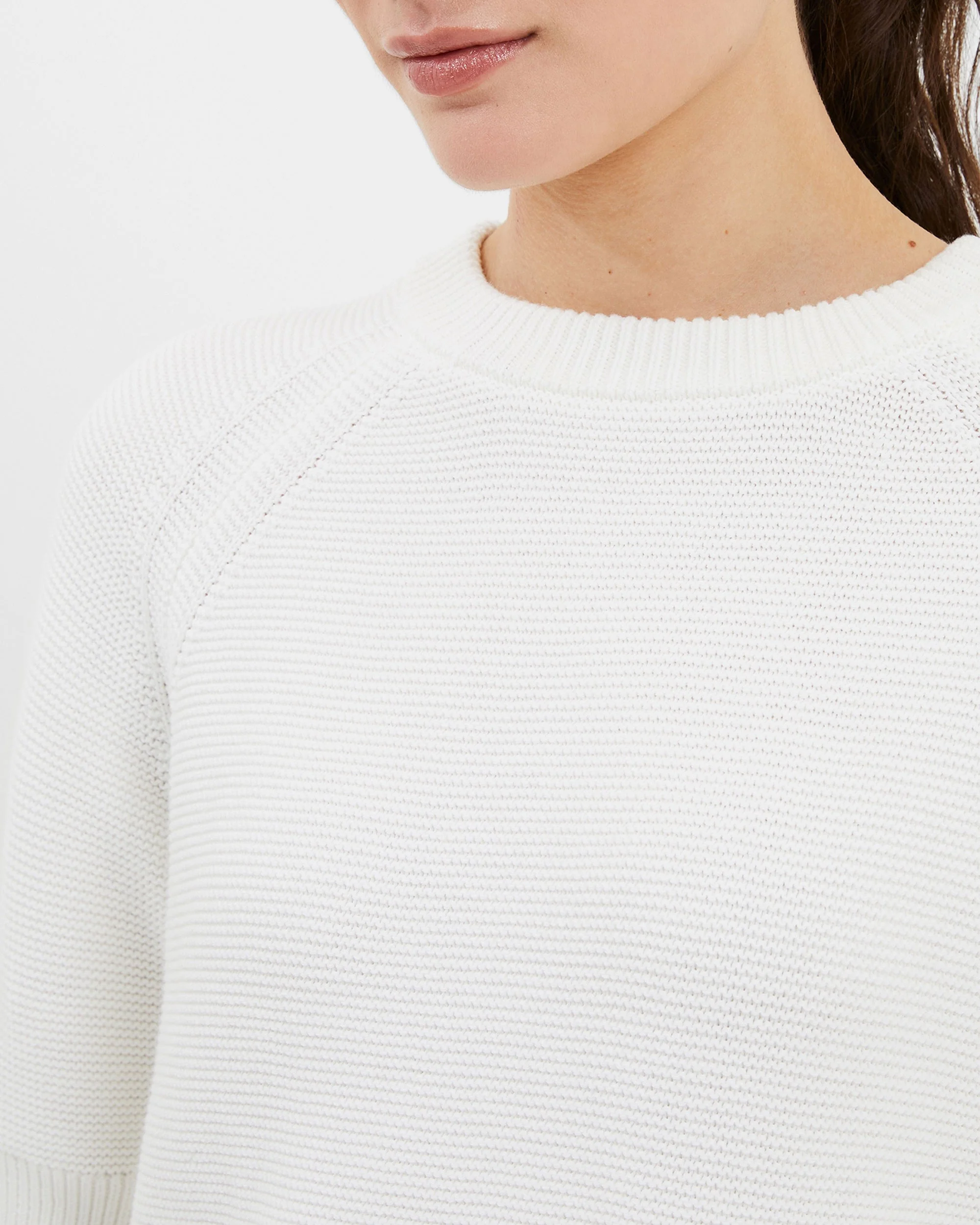 Lily Mozart Short Sleeve Jumper - Summer White - Image 3