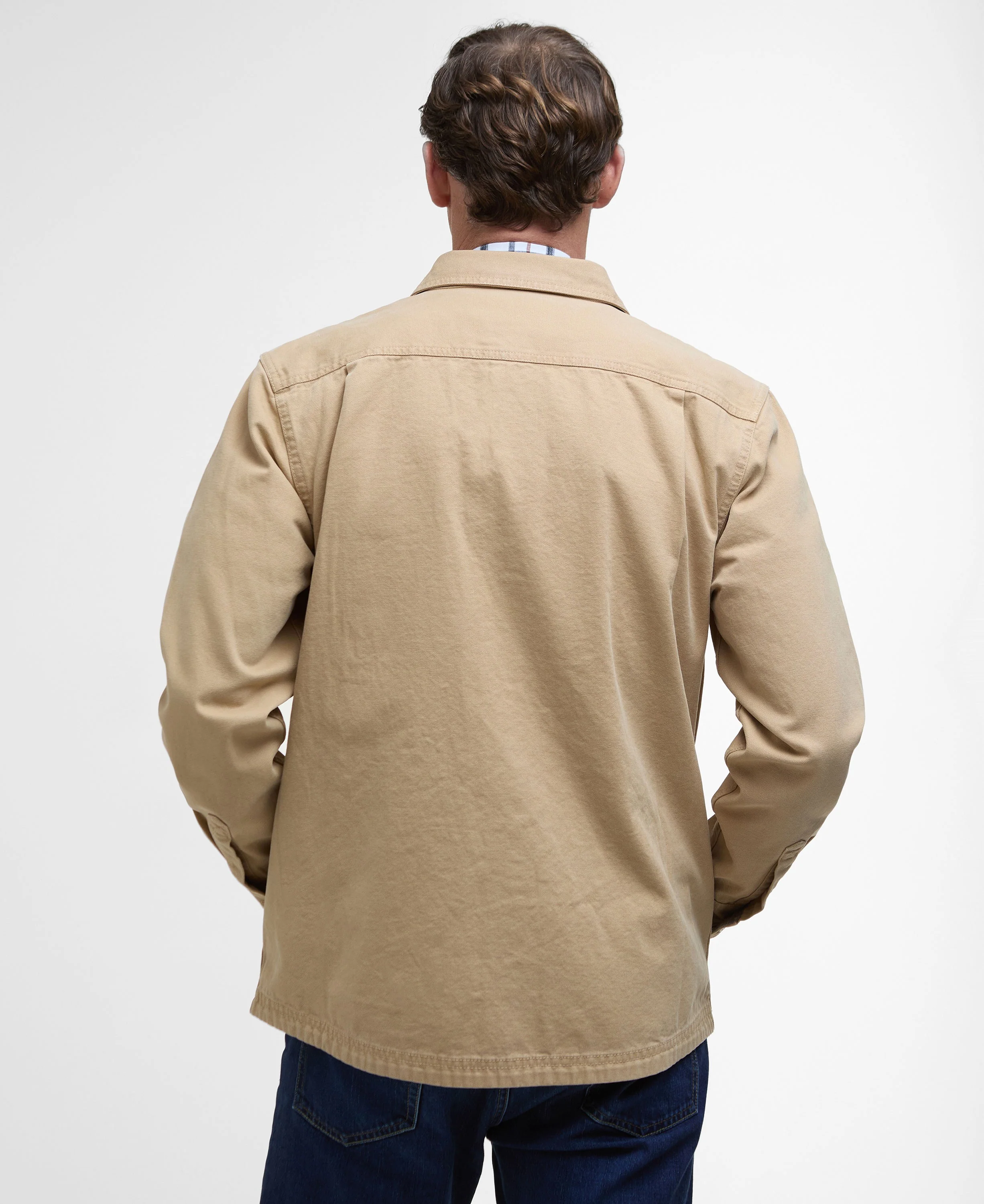 Lingfield Canvas Overshirt - Dark Stone - Image 3
