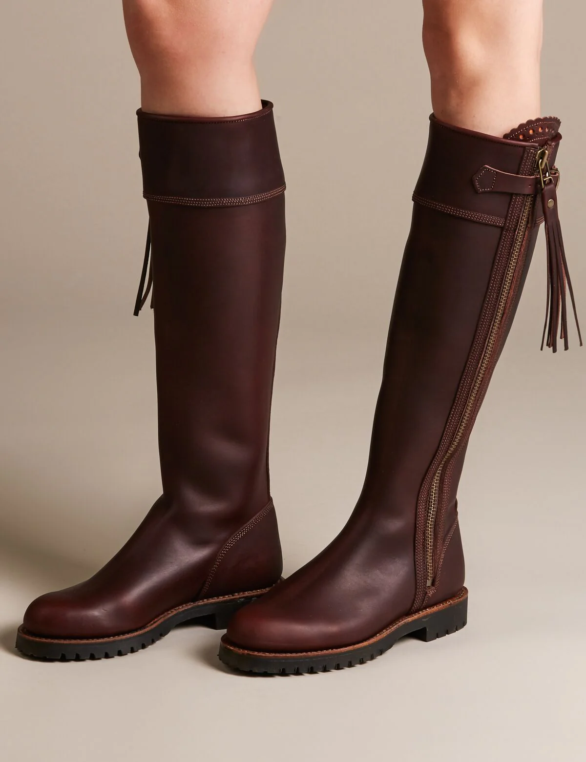 Long Tassel Boot - Conker - Image 3