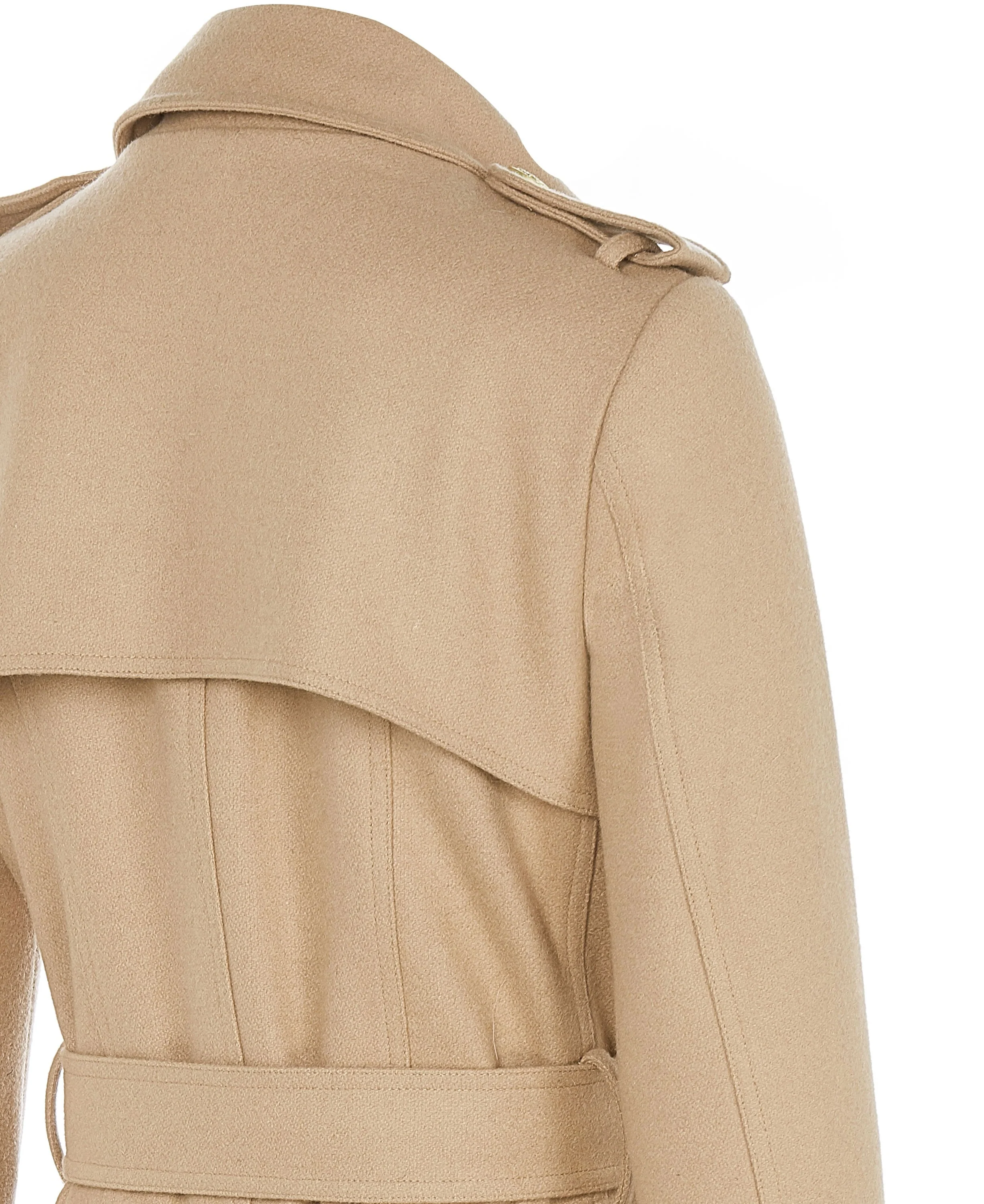 Full Length Marlborough Trench Coat - Camel - Image 8