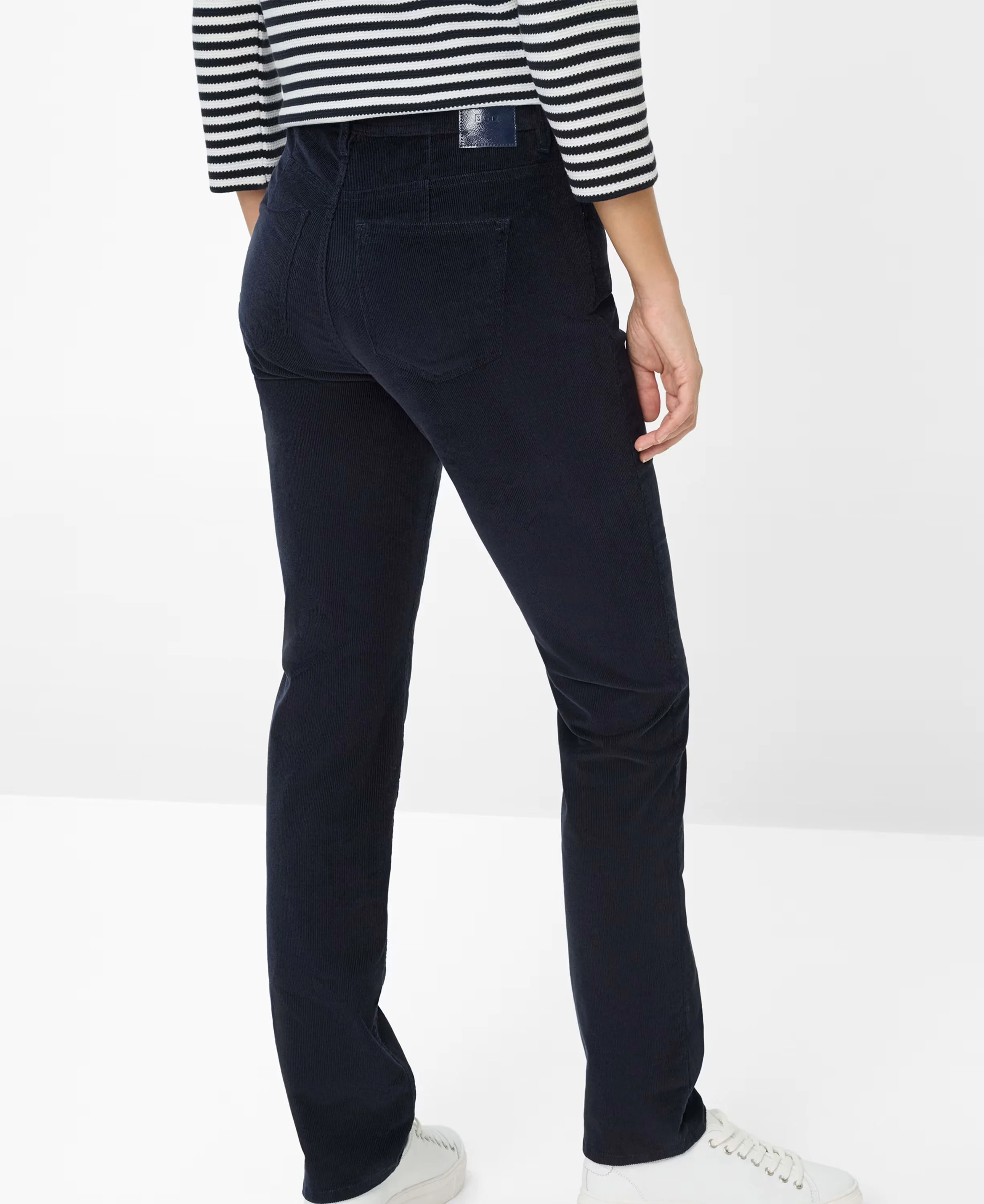 Mary Corduroy Trousers - Navy - Image 4