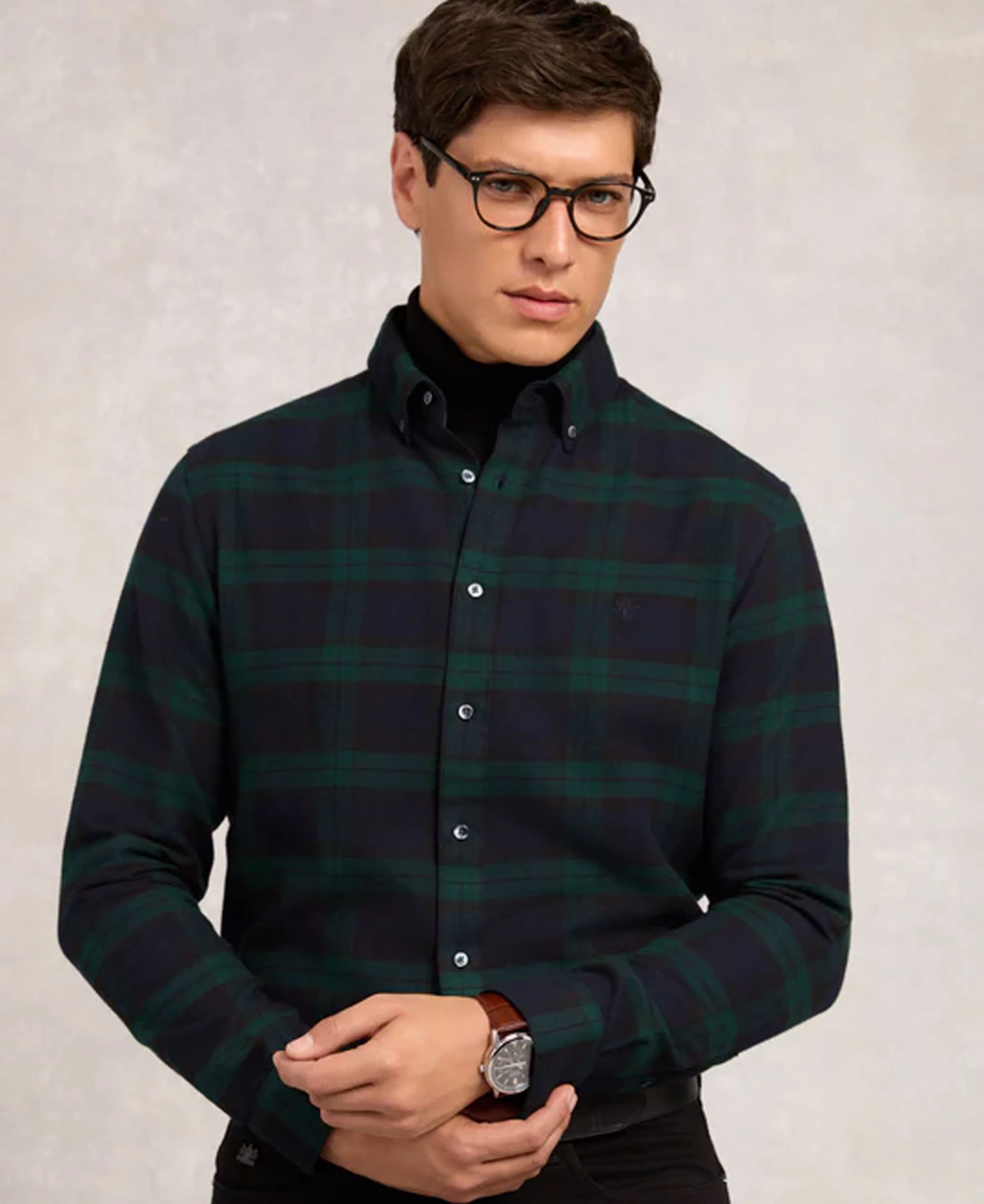 Men's Classic Button Down Shirt - Blackwatch - Image 2