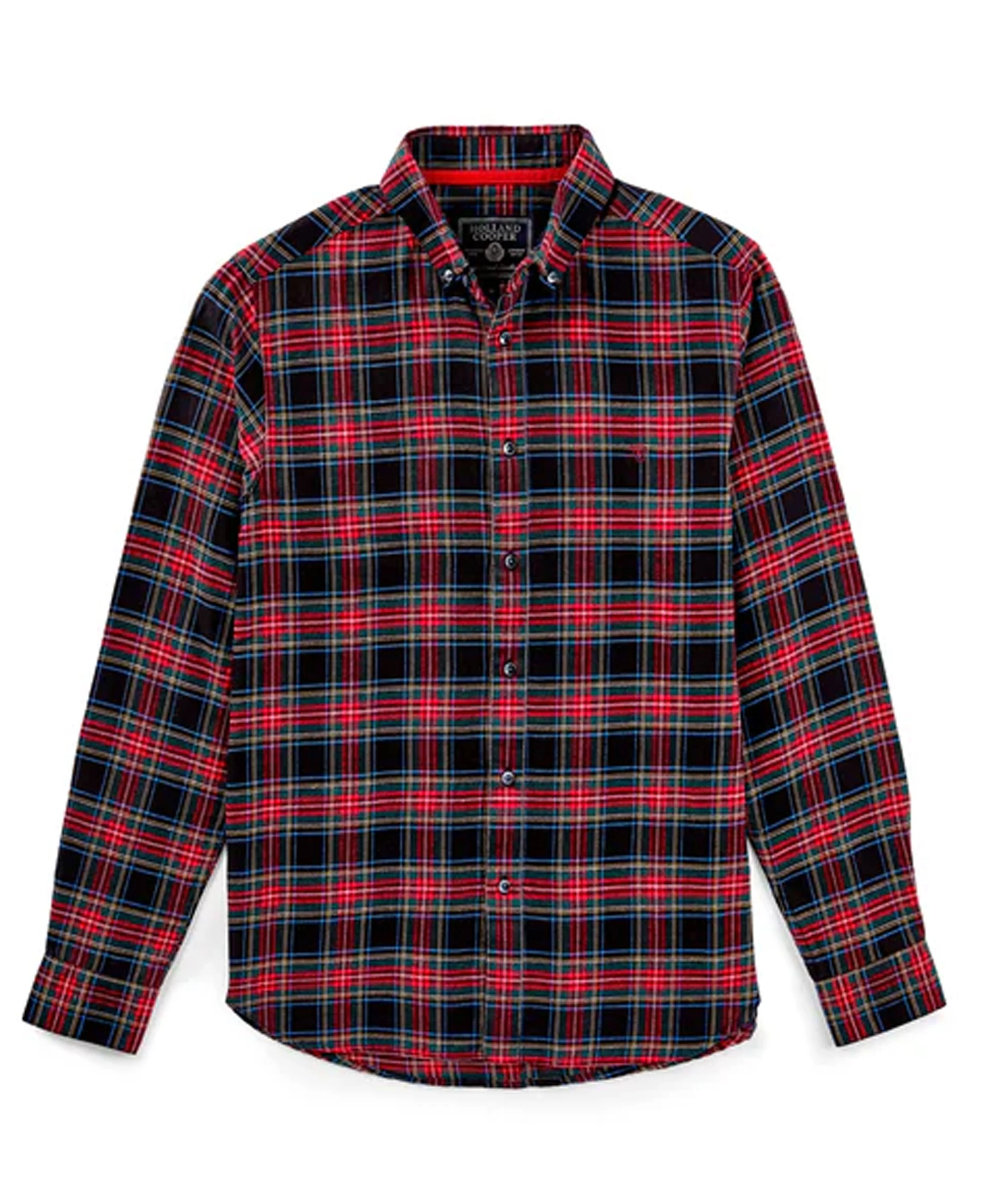 Men's Classic Button Down Shirt - Sandringham Red