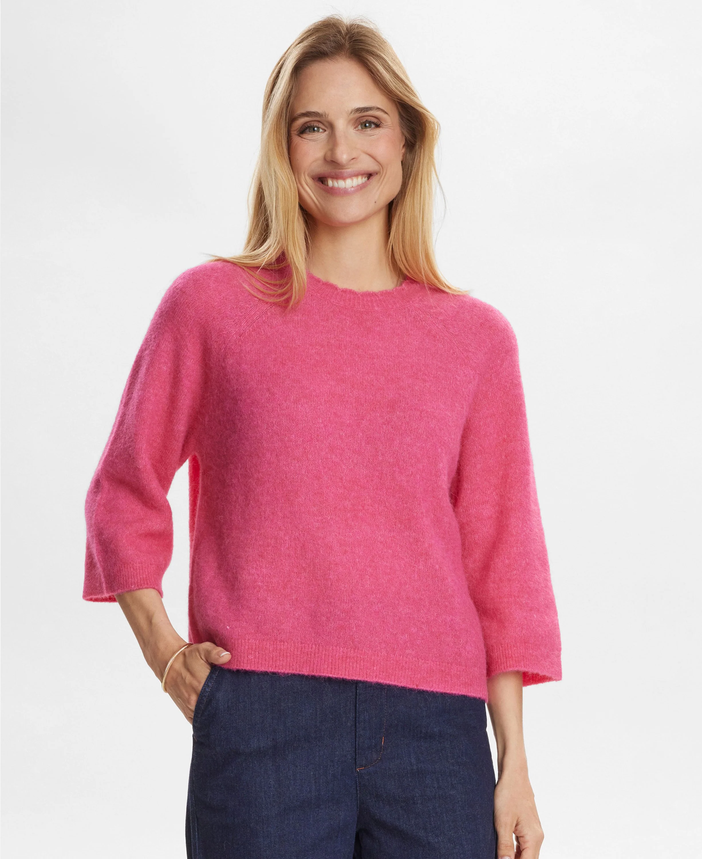 Nuriette Selma Pullover - Fandango Pink