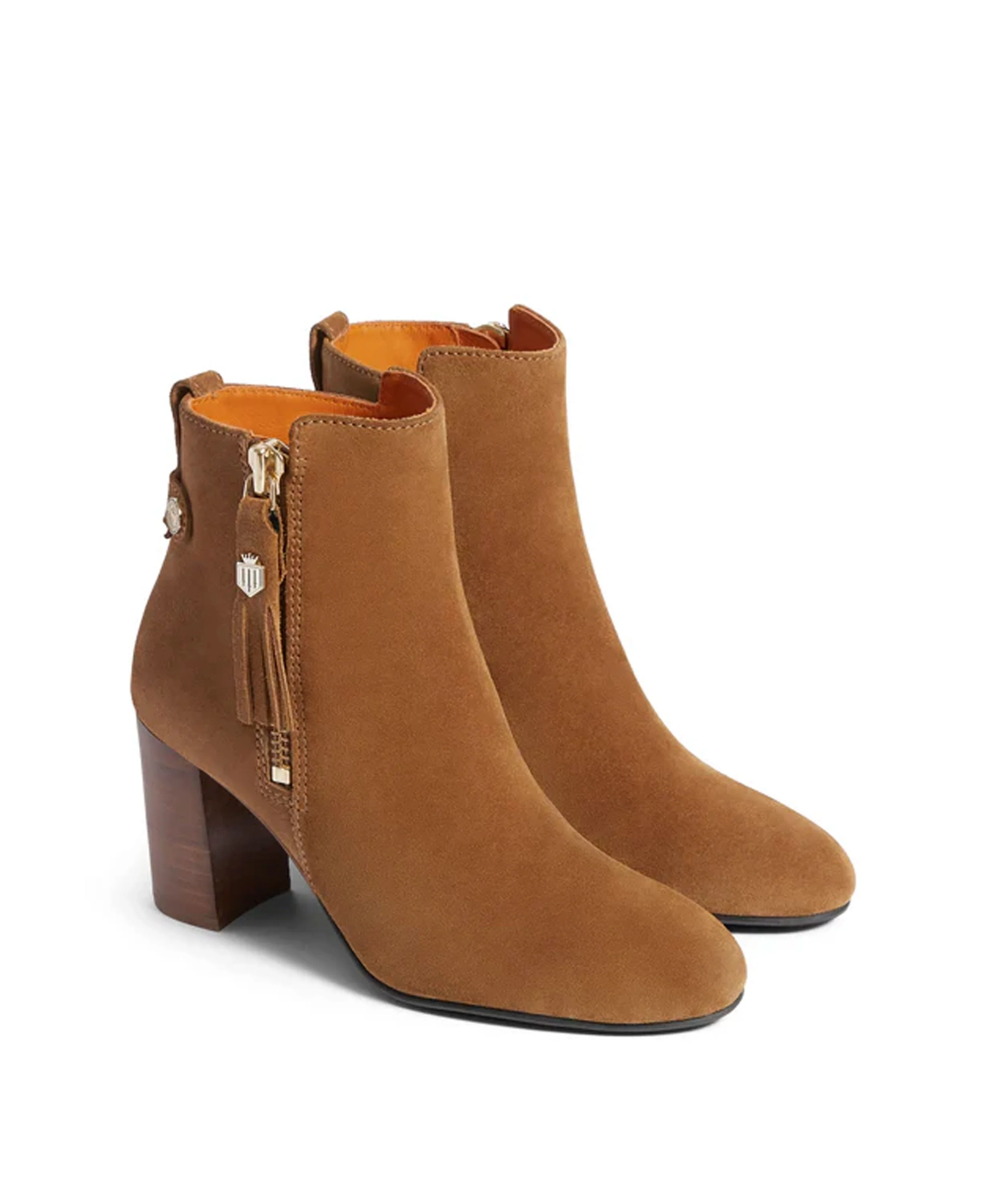 Oakham Heeled Ankle Boot - Tan - Image 3