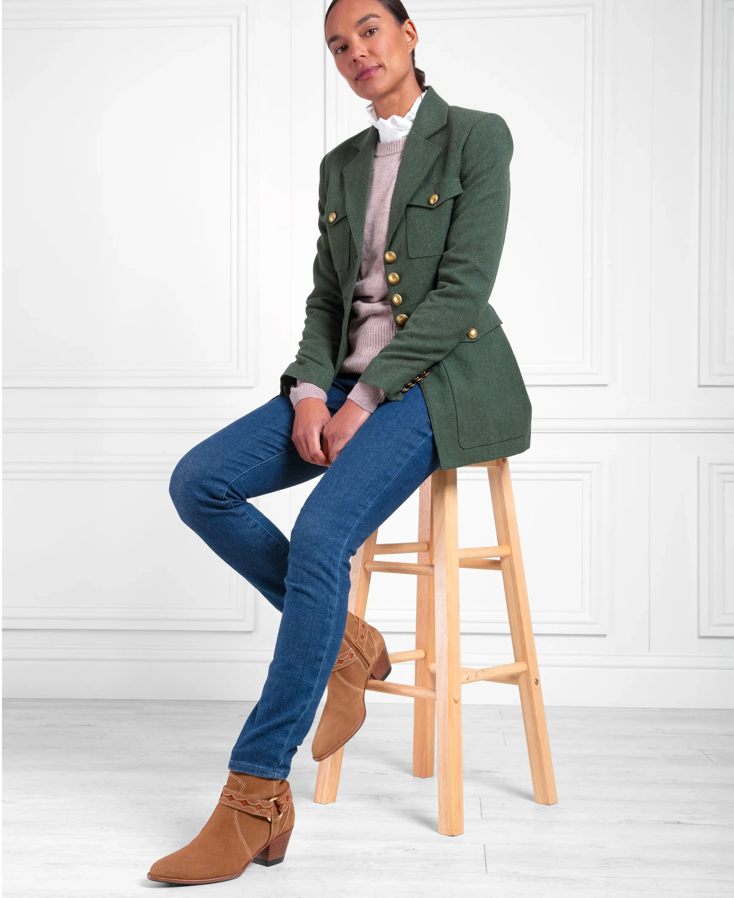 Ohio Ankle Boot - Tan Suede - Image 5
