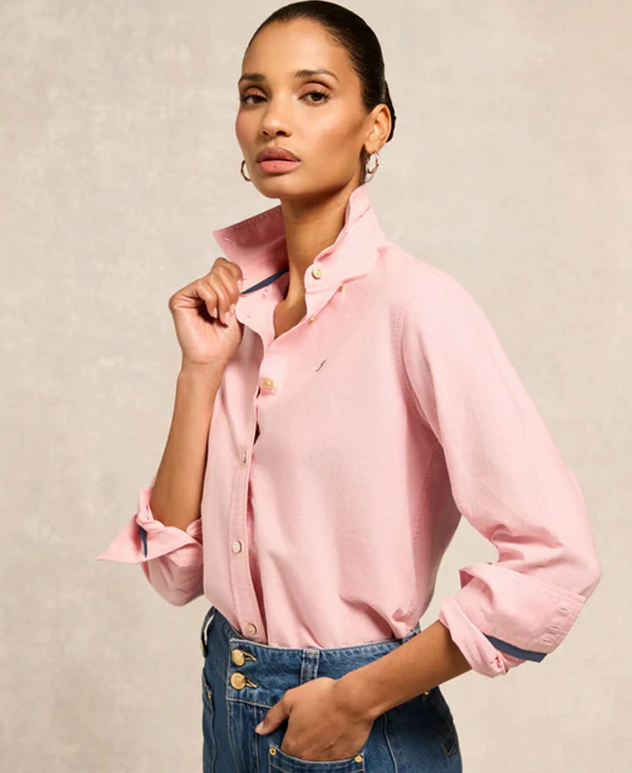 Oxford Shirt - Pink - Image 3