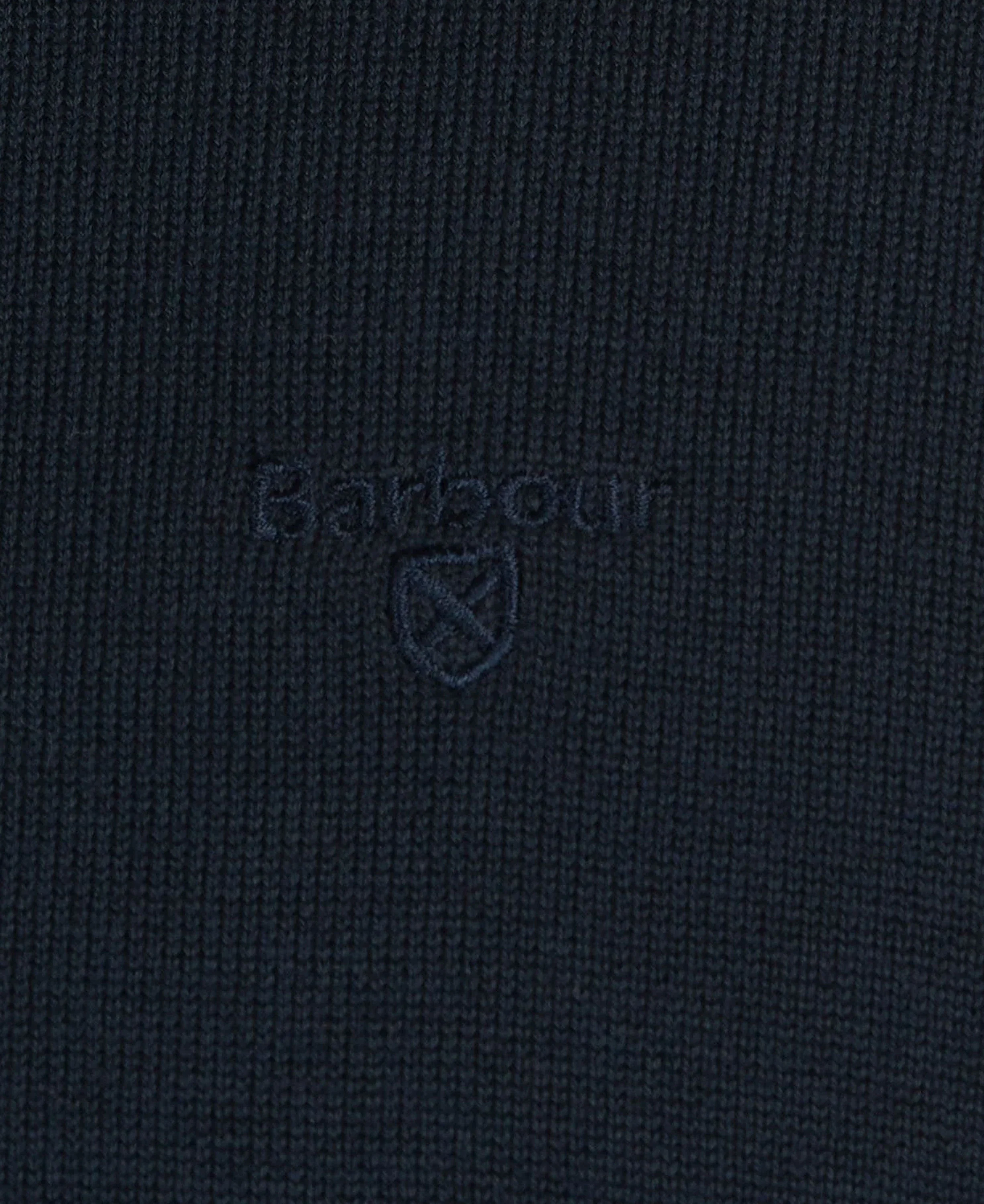Pima Cotton Crew Neck Jumper - Navy - Image 5