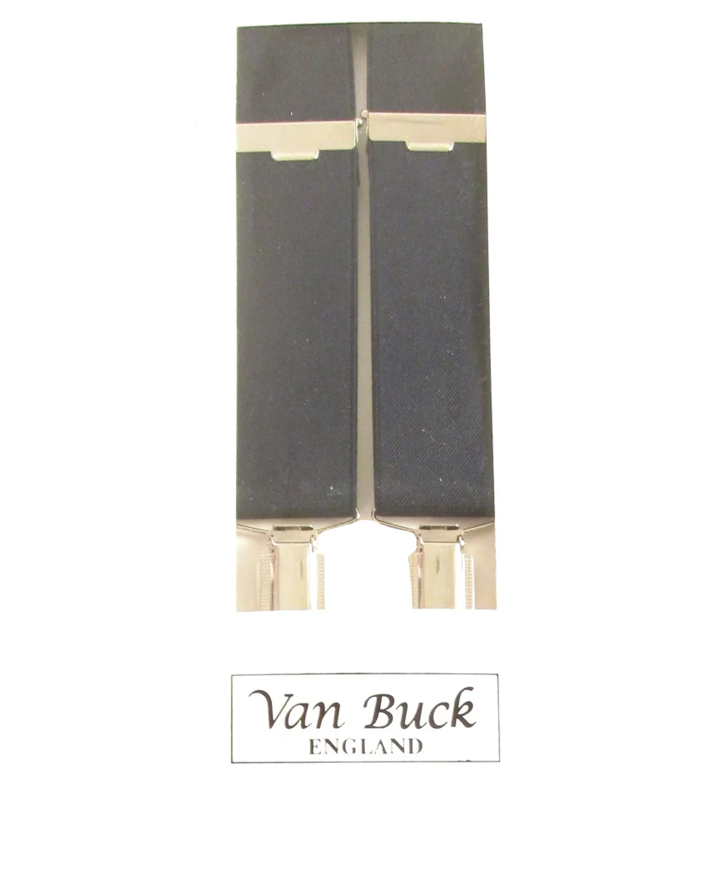 Plain Clip Braces - Navy