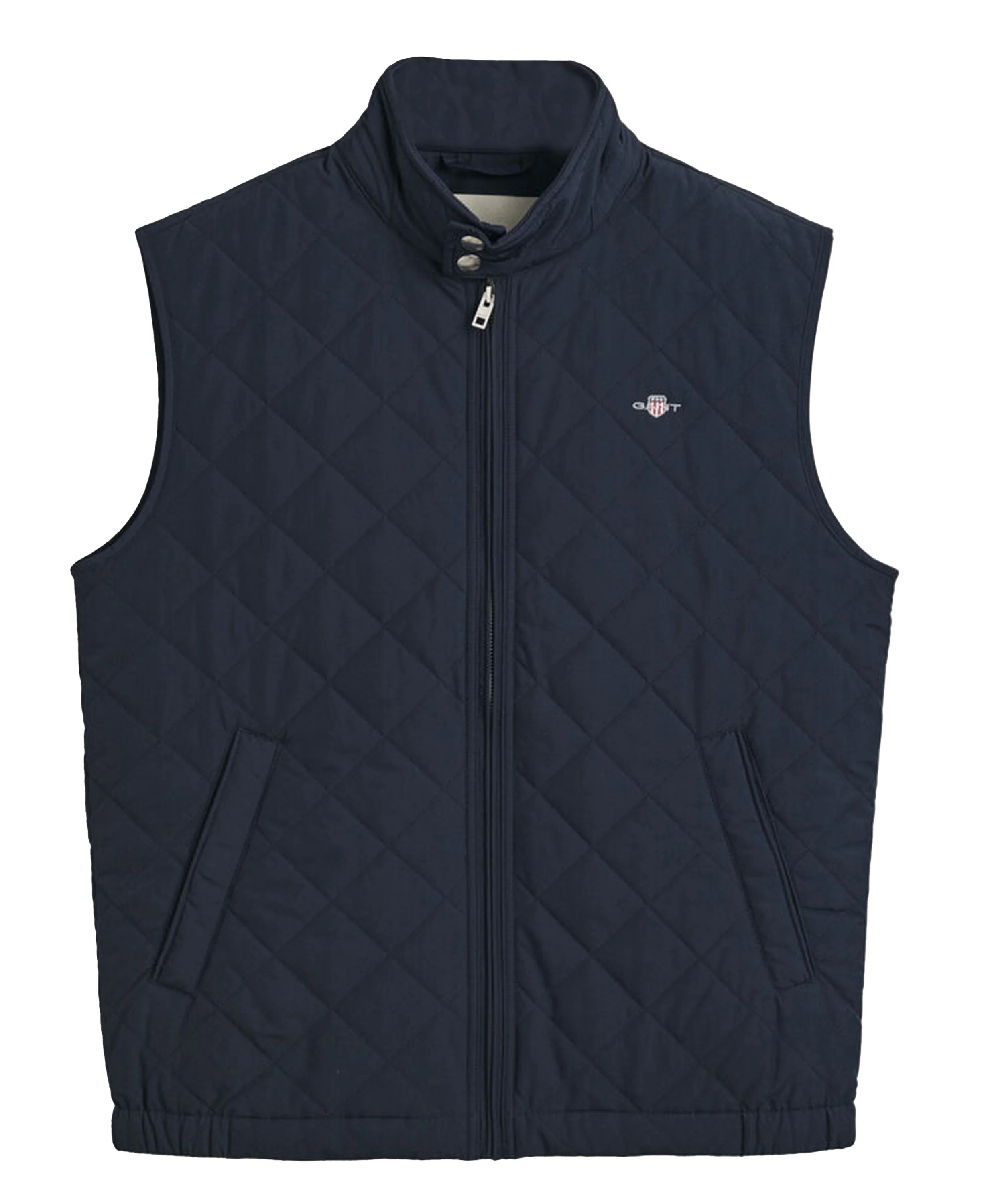 Quilted Windcheater Vest - Evening Blue