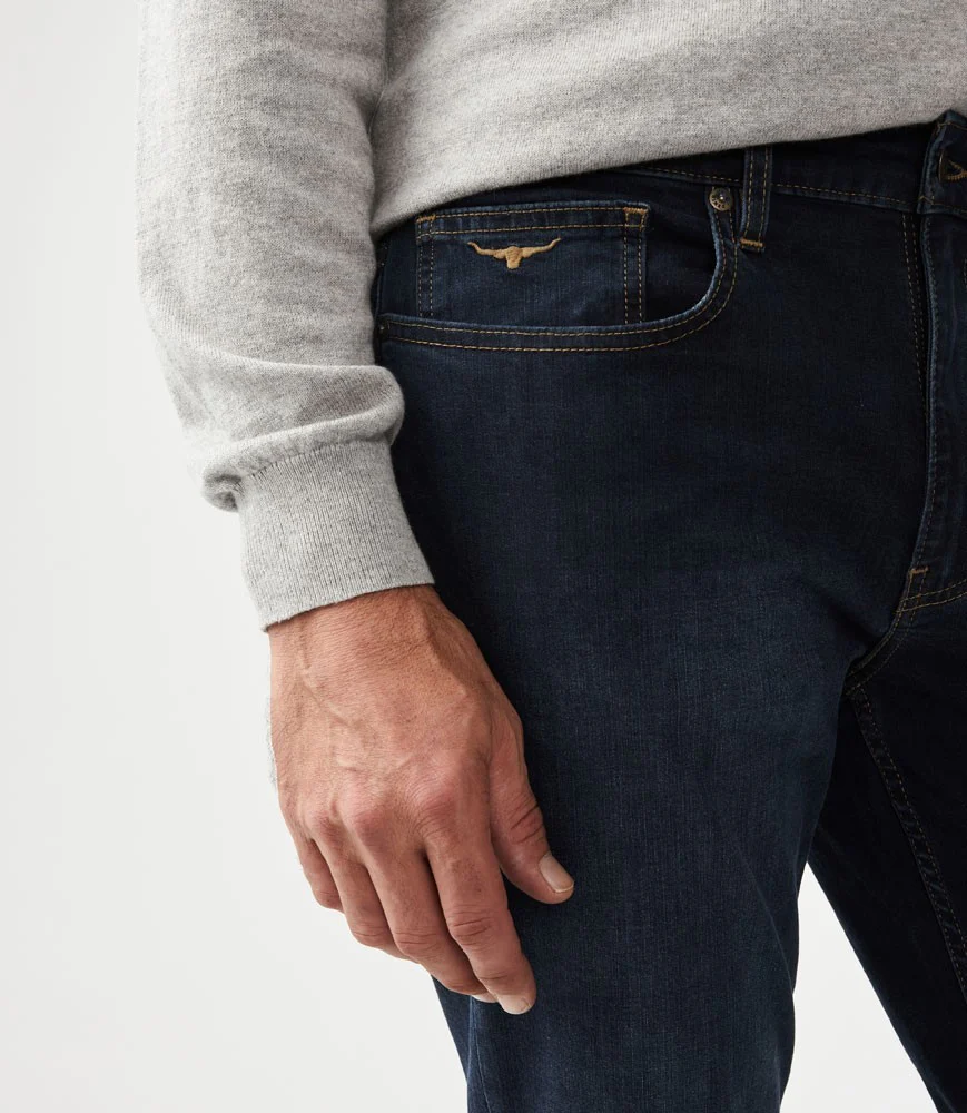 Ramco Stretch Denim Jeans - Indigo - Image 5