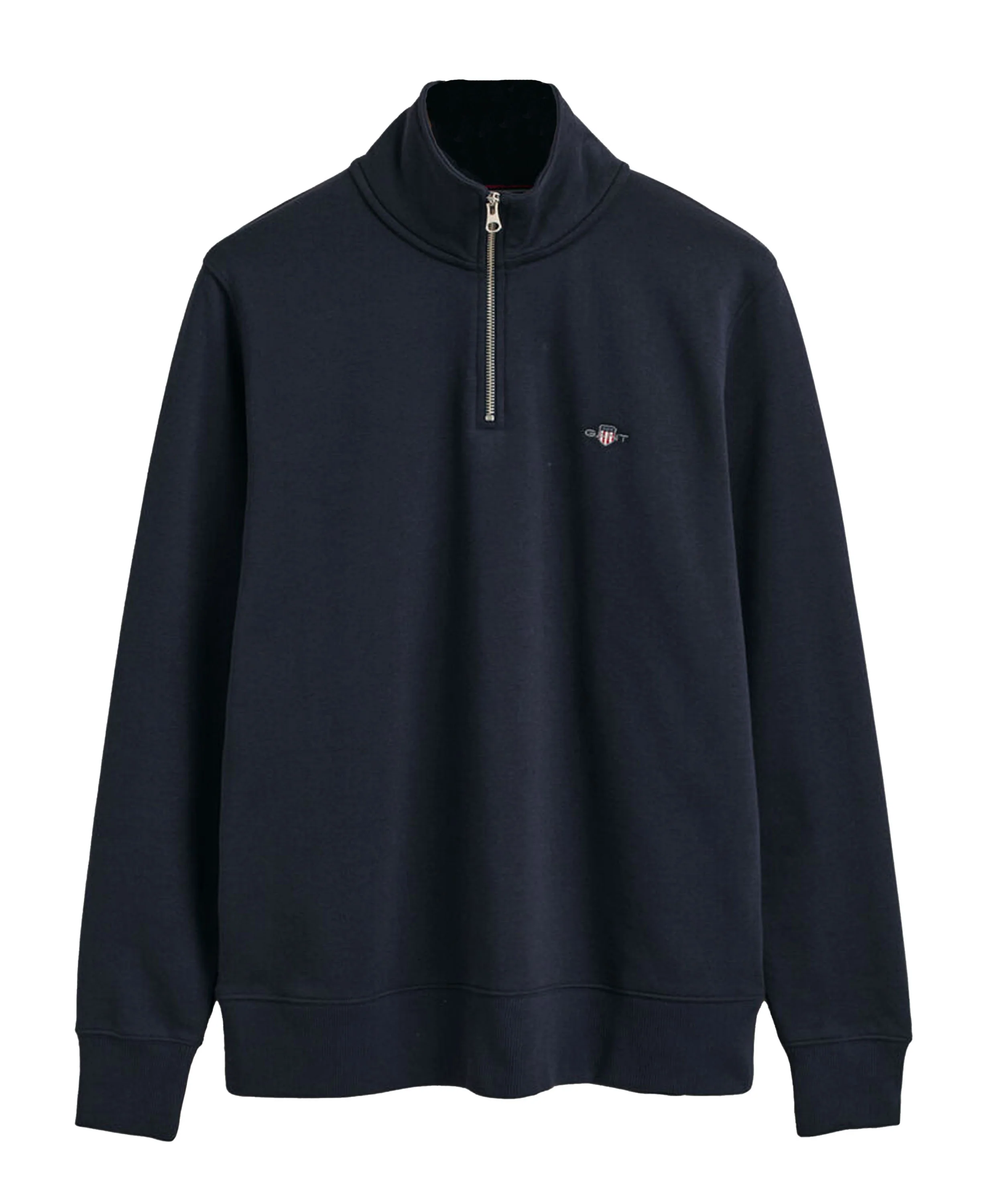 Regular Fit Shield Half Zip Sweatshirt - Evening Blue